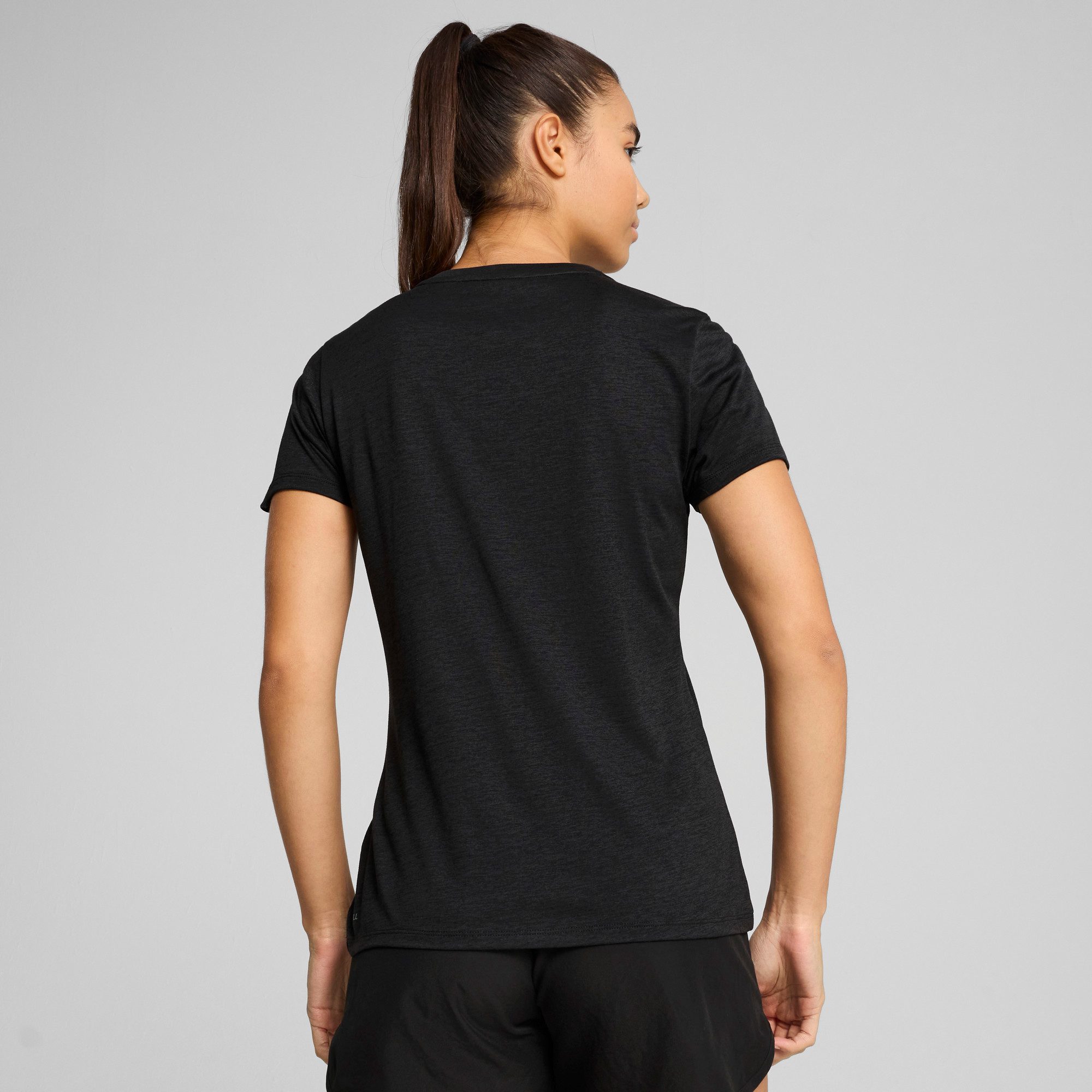 PUMA Trainingsshirt W TAD ESSENTIAL HEATHER LOGO TEE günstig online kaufen