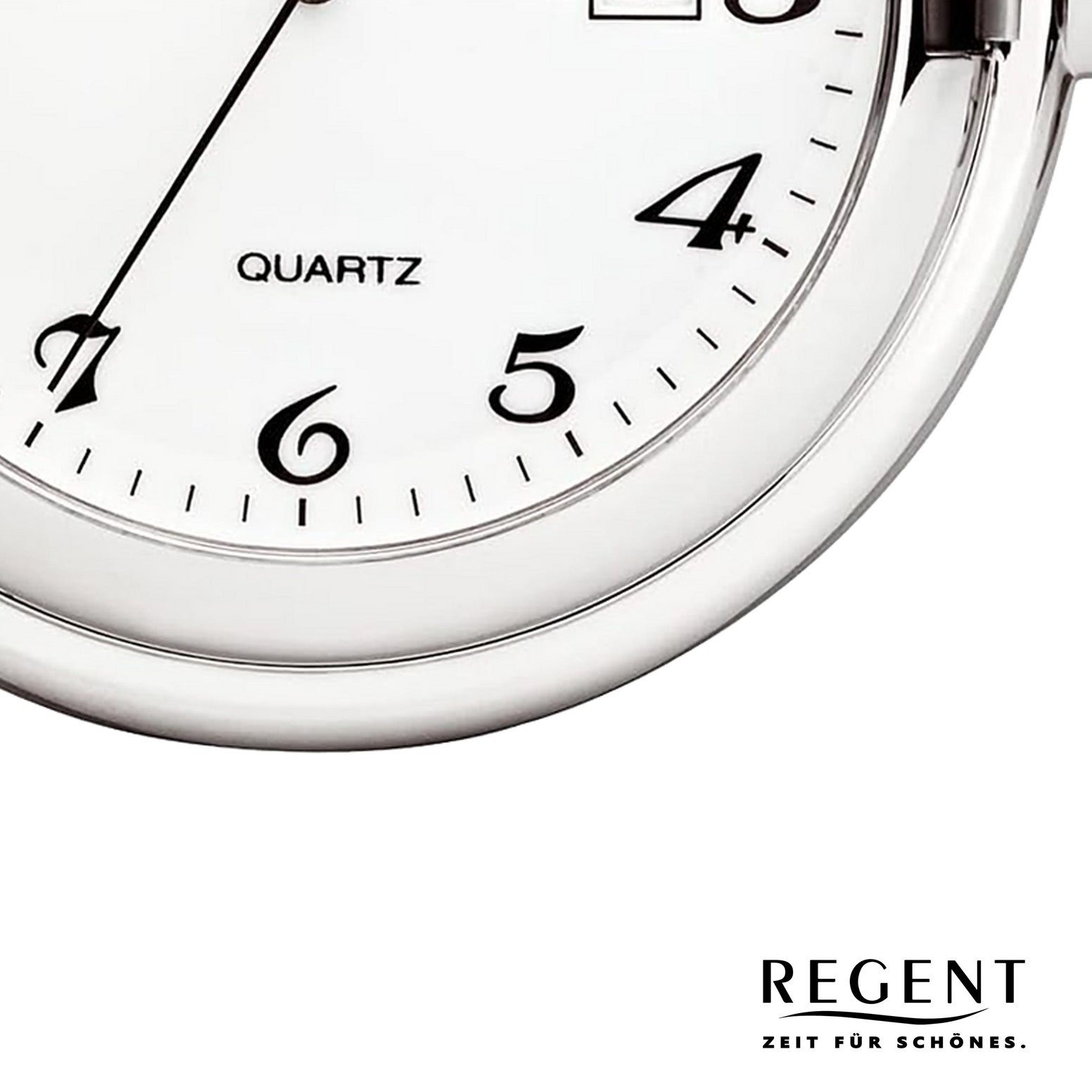 Regent Taschenuhr Uhrzeit 2-tlg., passender dazu Kette), P734-19507749, (Set, mit