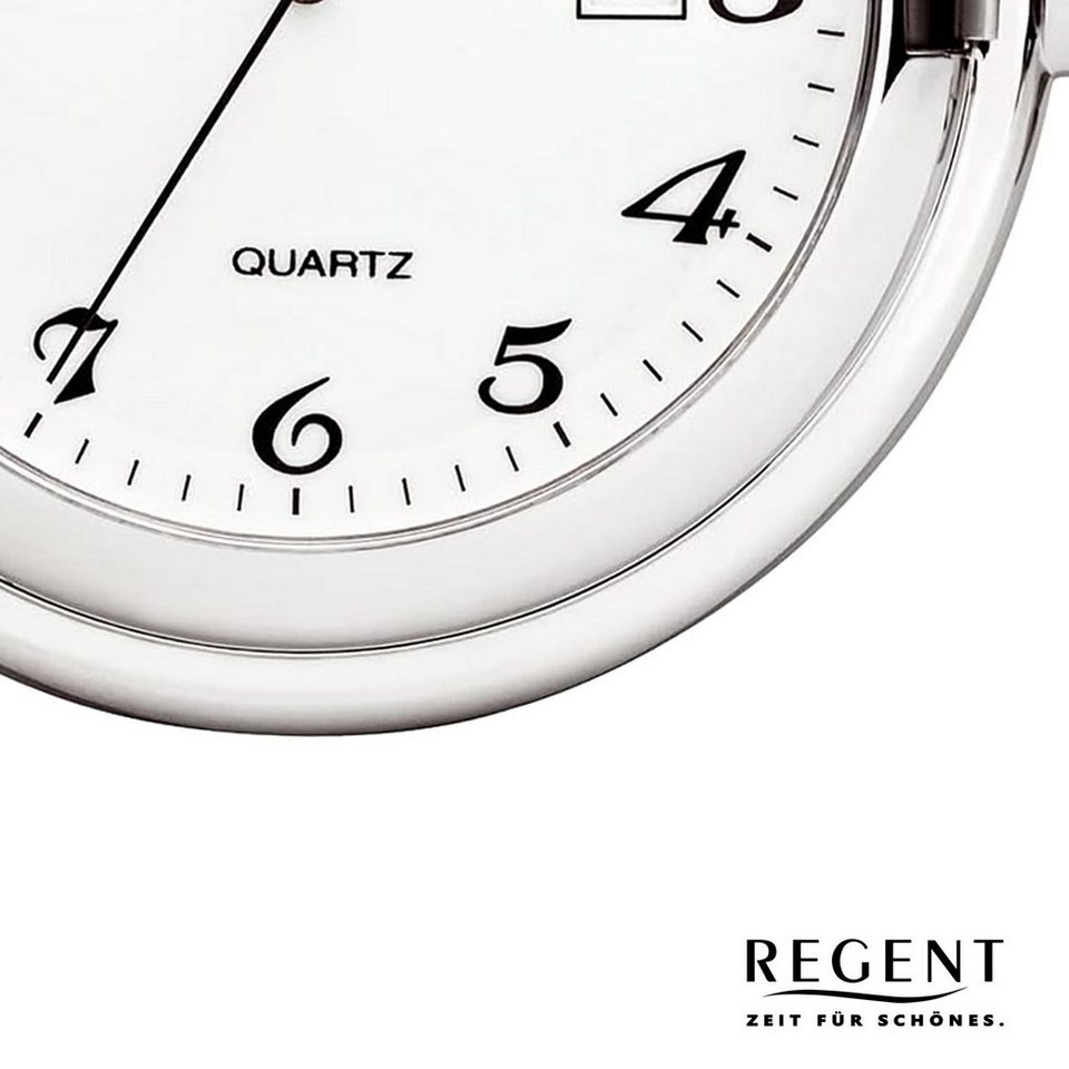 Regent Taschenuhr P734-19507749, (Set, 2-tlg., mit dazu passender Kette),  Uhrzeit