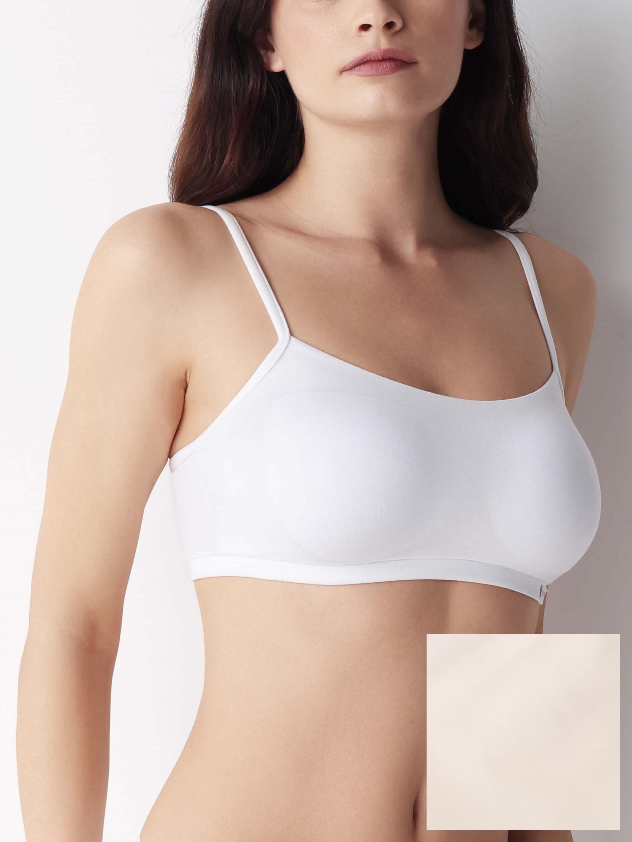 Cotonella Bustier COTONELLA add22 Bustier mit herausnehmbarer Schale Gr. 70-85 puder