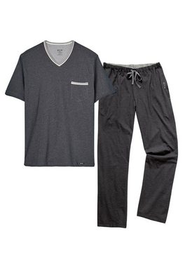 Cito Pyjama Night & Home (Set, 2 tlg) Schlafanzug - T-Shirt mit Hose lang - Baumwolle -