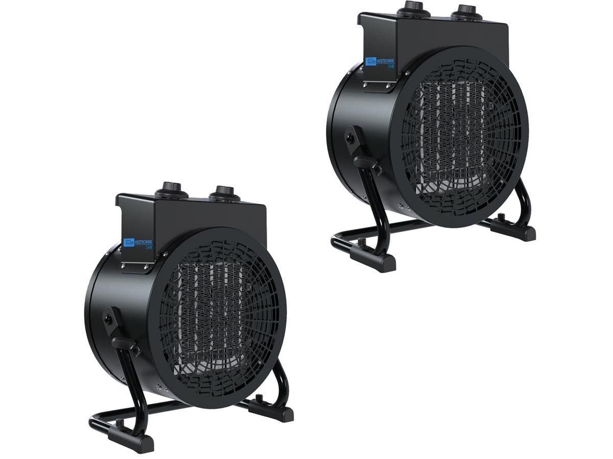 Güde Heizgerät 85199-01, 3000 W, 2 Heizstufen, stufenlos regulierbarer Thermostat, Überhitzungsschutz