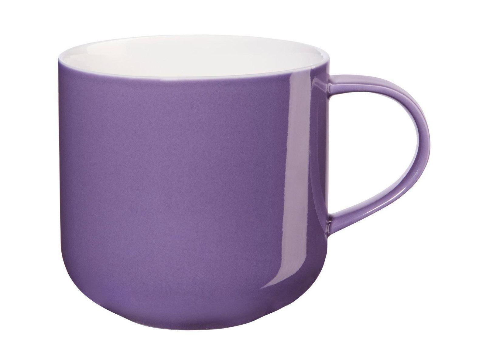 ASA SELECTION Becher ASA coppa Henkelbecher viola 0,4l, New Bone China