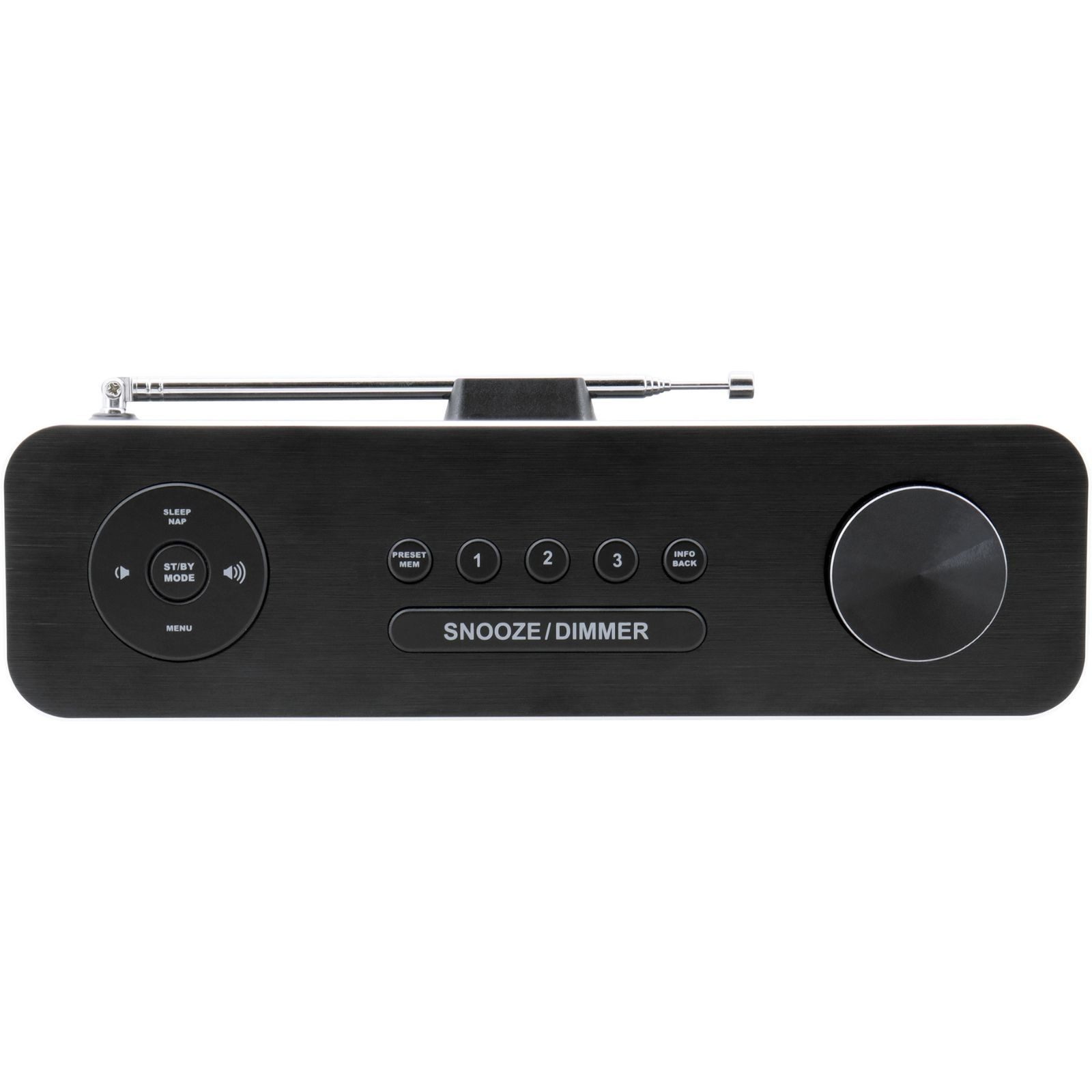 Soundmaster DAB700SW tragbares Radio DAB+ USB SD Bluetooth Freisprechfunktion Digitalradio (DAB) (DAB+, UKW-RDS, 12 W, Bassverstärkung, Wecker- und Einschlaffunktion)
