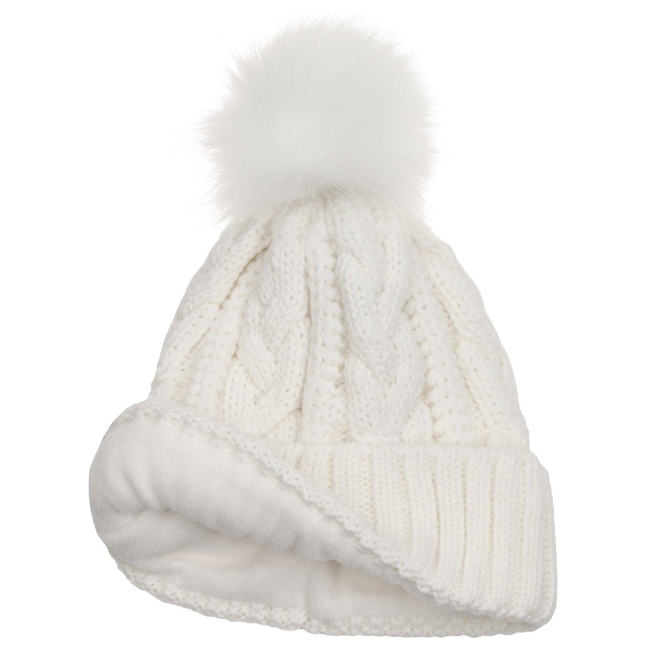 McBurn Bommelmütze (1-St) Bommelmütze mit Umschlag, Made in Italy günstig online kaufen