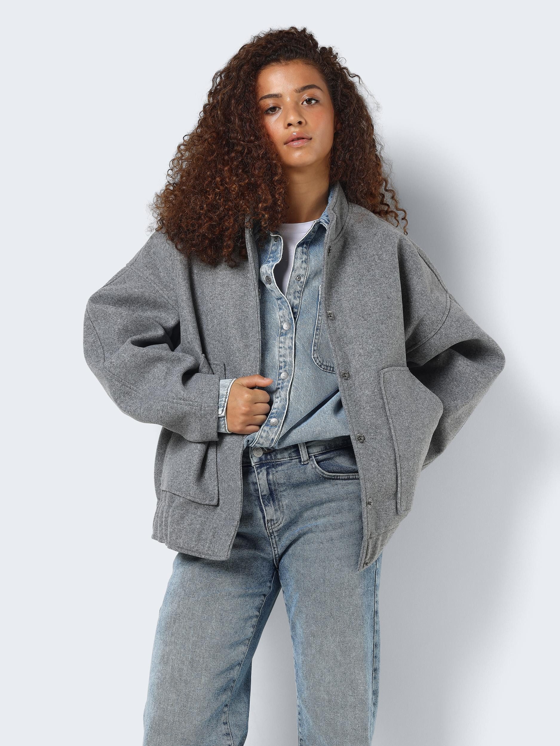 Blusenjacke NMHALSTON L/S BOMBER JACKET WVN NOOS