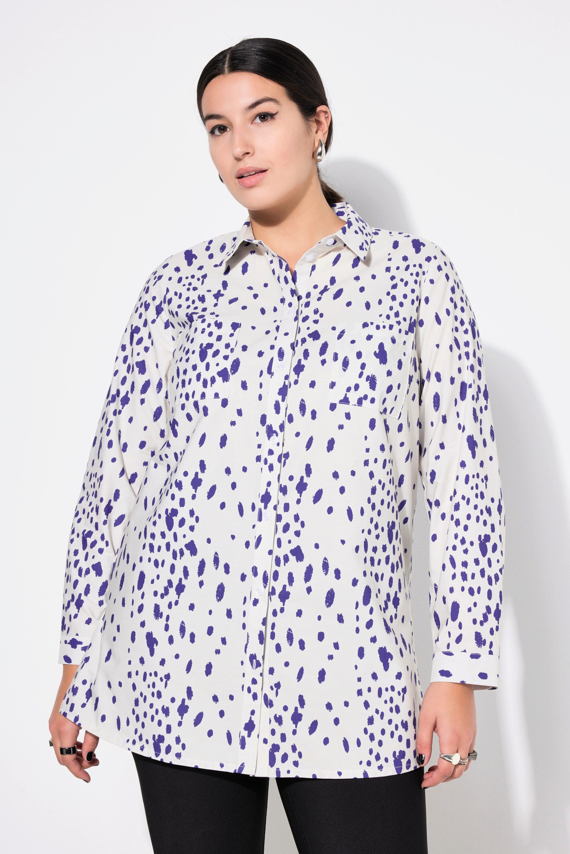 Studio Untold Longbluse Hemdbluse Boxy Shape günstig online kaufen