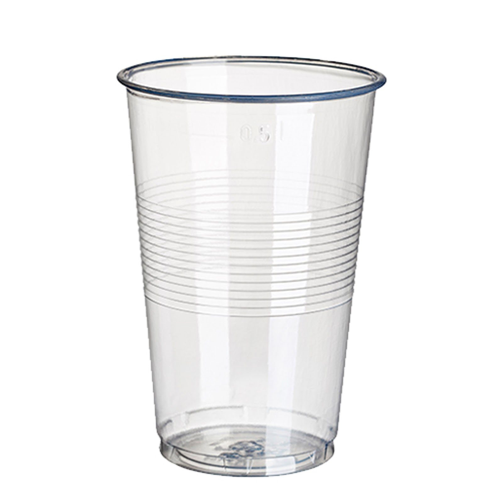 Starpak Einwegbecher 300 Stück Plastikbecher (PP), 0,5 l Ø 9,5 cm · 13,7 cm transparent