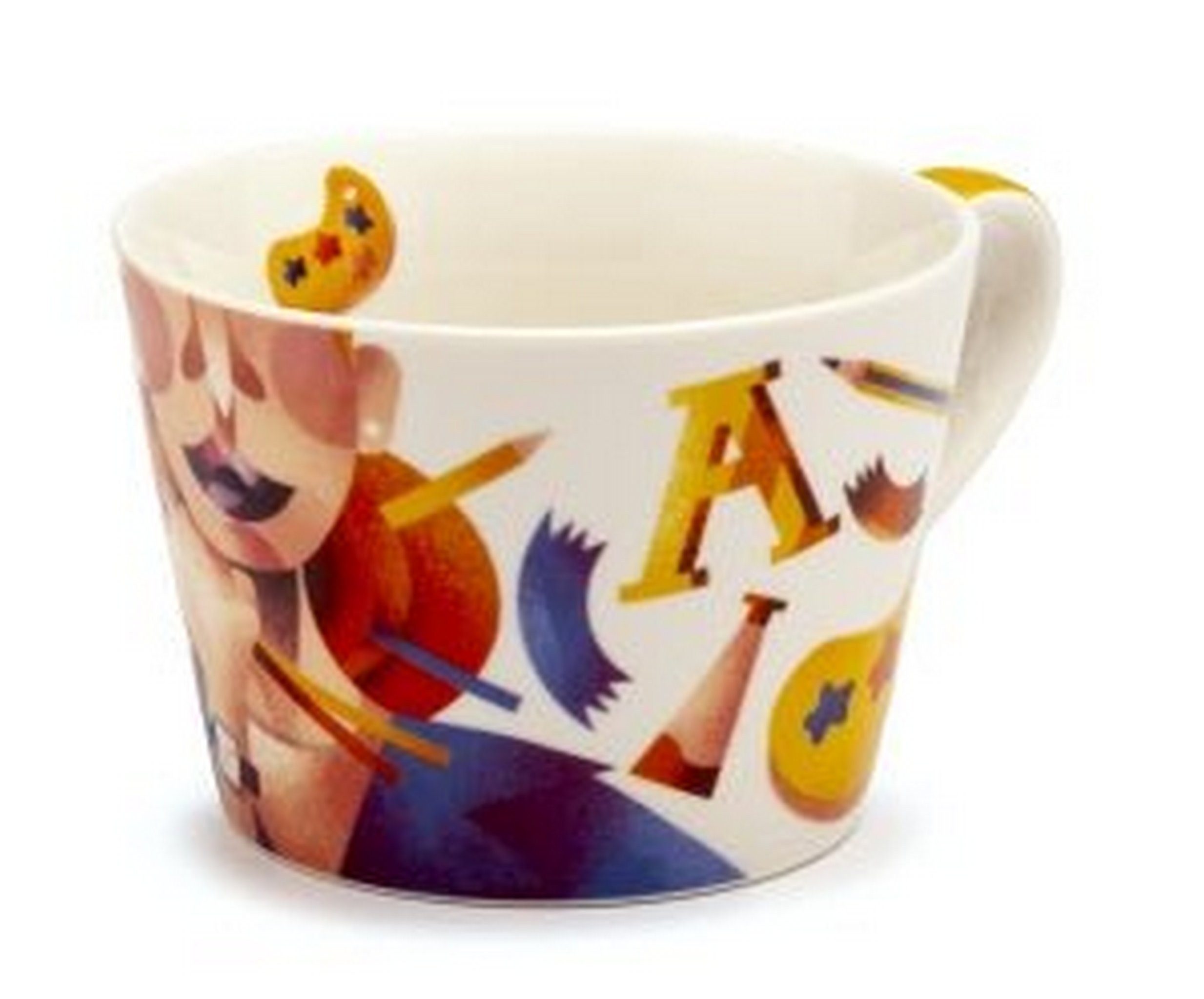 Palais Royal Tasse Palais Royal - Tasse Leidenschaft Dekor Arte - Keramik, 460ml