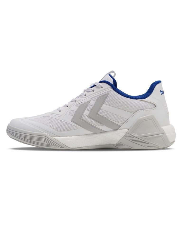 hummel Hallen-Indoorschuhe Algiz IV weiss/grau Herren Badmintonschuh