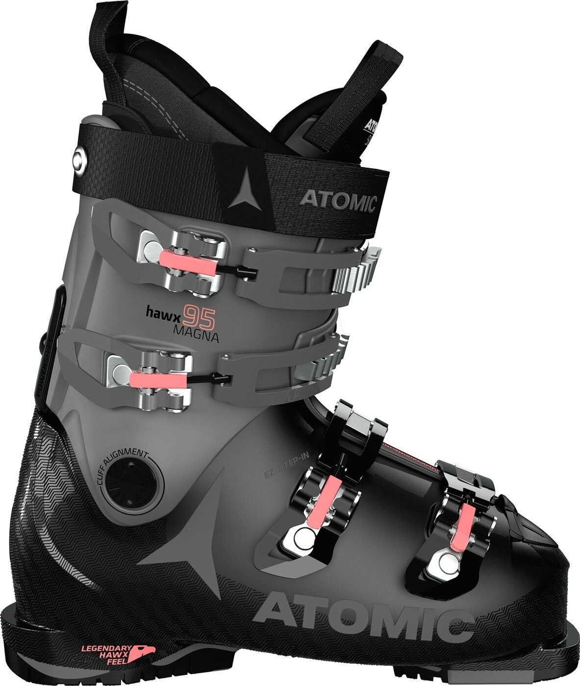 Atomic HAWX MAGNA 95 S W - Damen Skischuhe - Black/Anthracite/Coral Skischuh