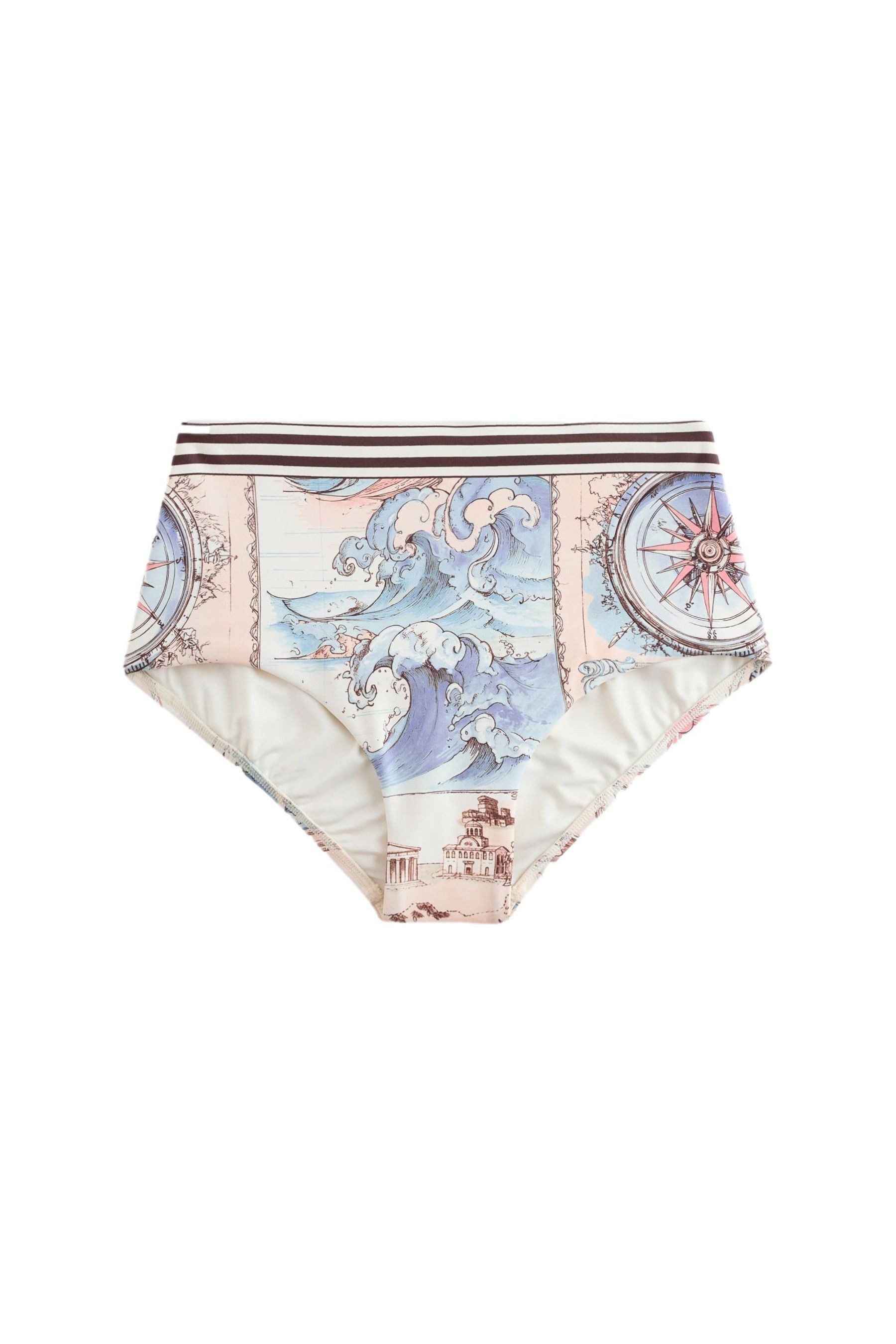 Next Highwaist-Bikini-Hose Hochbund-Bikinihose mit hohem Beinausschnitt (1-St)