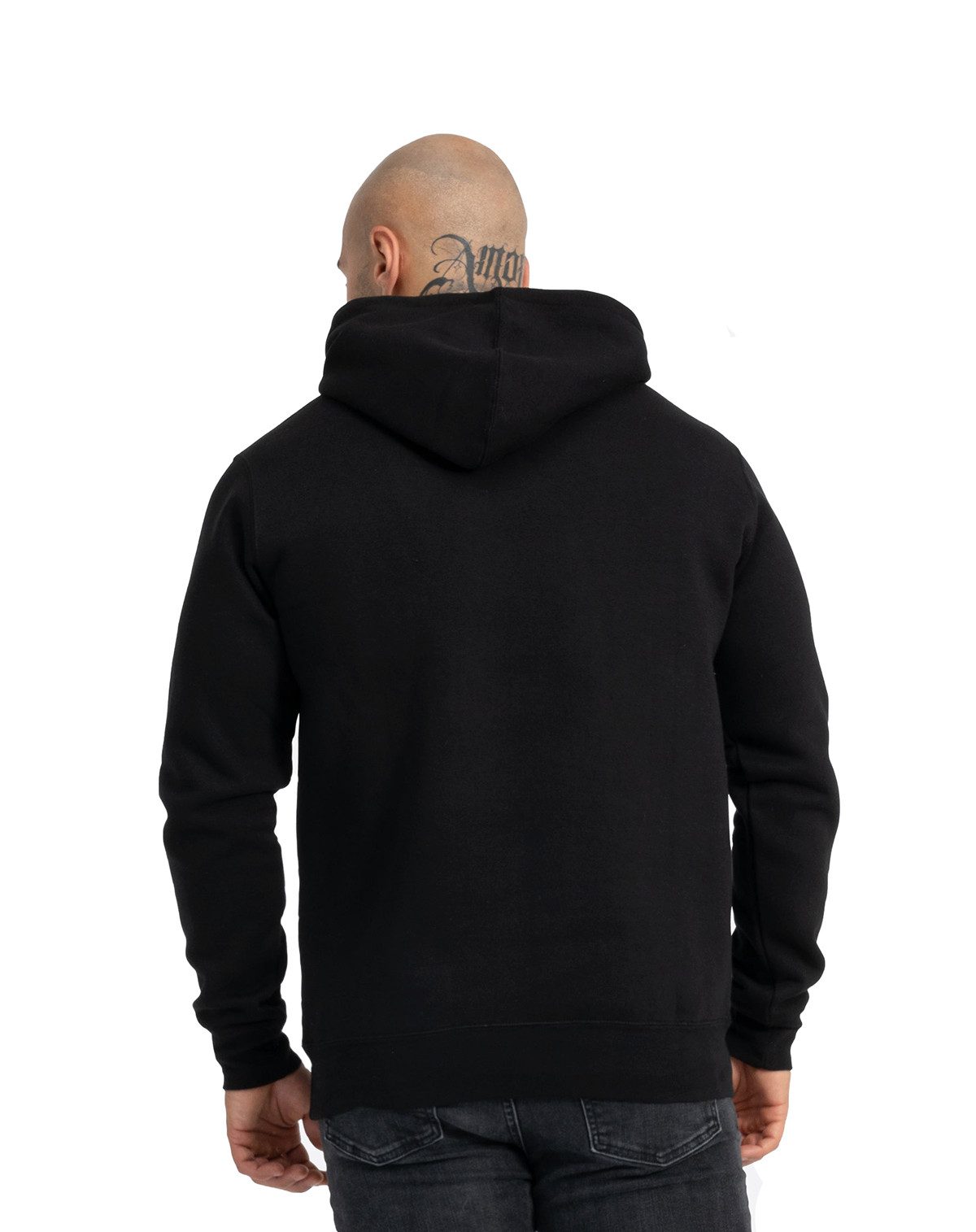 Lonsdale Hoodie Lonsdale Herren Hoodie Wolterton black/white (1-tlg., kein Set)