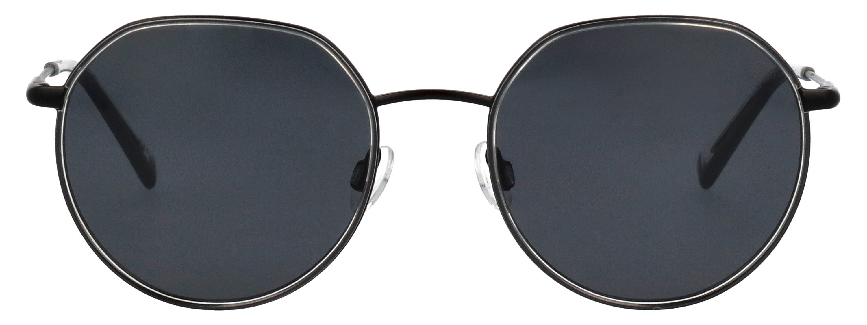 HUMPHREY´S eyewear Sonnenbrille Modell 585355 Form Panto, Logoschriftzug auf Bügel, Kombifassung