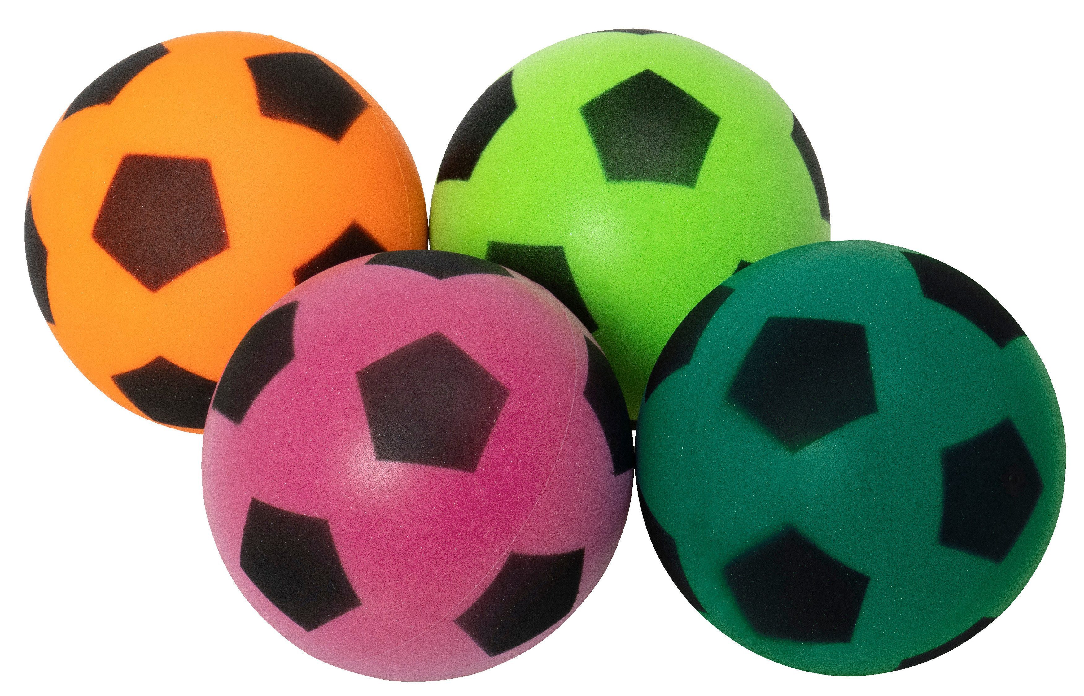 Spielball Softbälle, 4er-Set – Bälle für Kinder Sport & Spiel