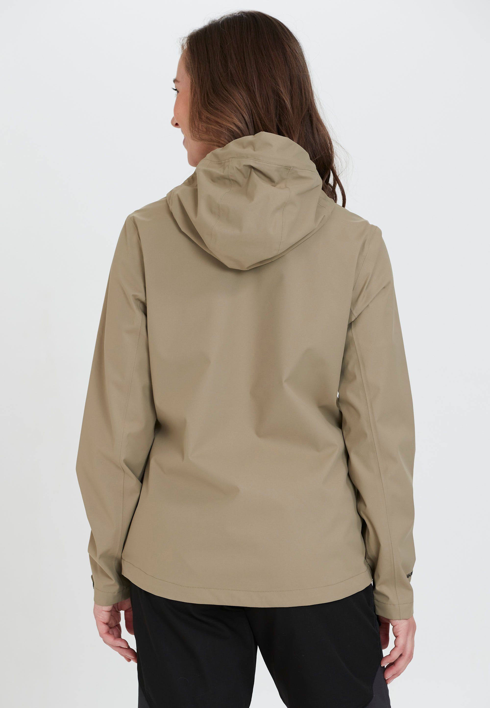 wind- WHISTLER Osbourne und aus Softshelljacke wasserdichtem khaki Material