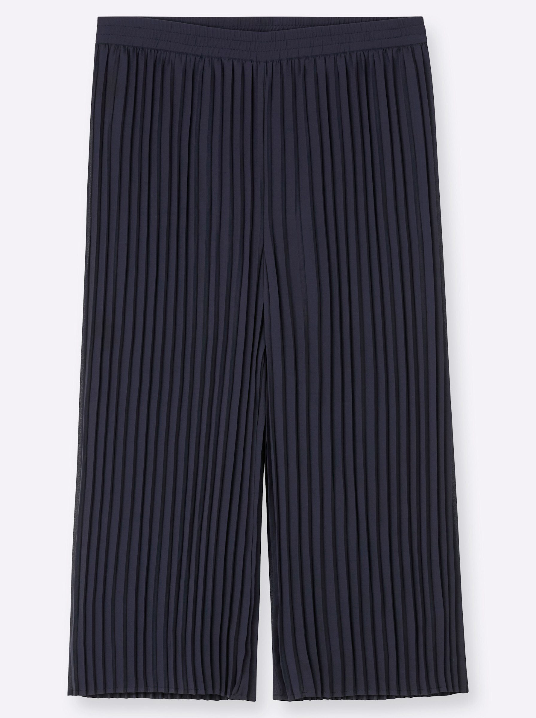 Shorts Plisseehose erhöht