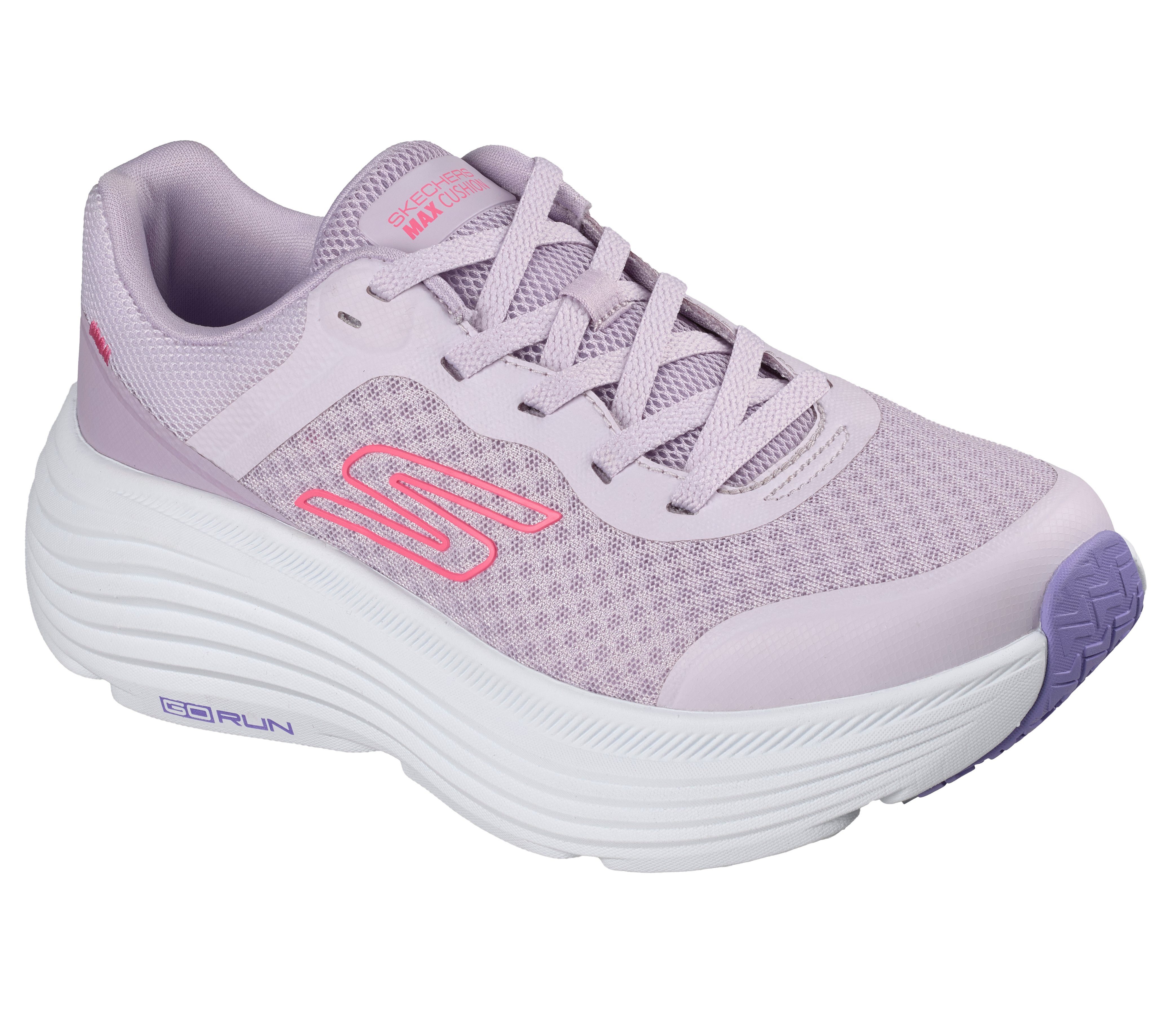 Skechers MAX CUSHIONING Sneaker Laufschuh, Sportschuh, Schnürschuh, Freizeitschuh mit Max Cushioning