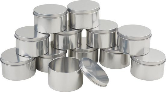 VBS Großhandelspackung Aufbewahrungsbox »12 Metalldosen / Seifendosen