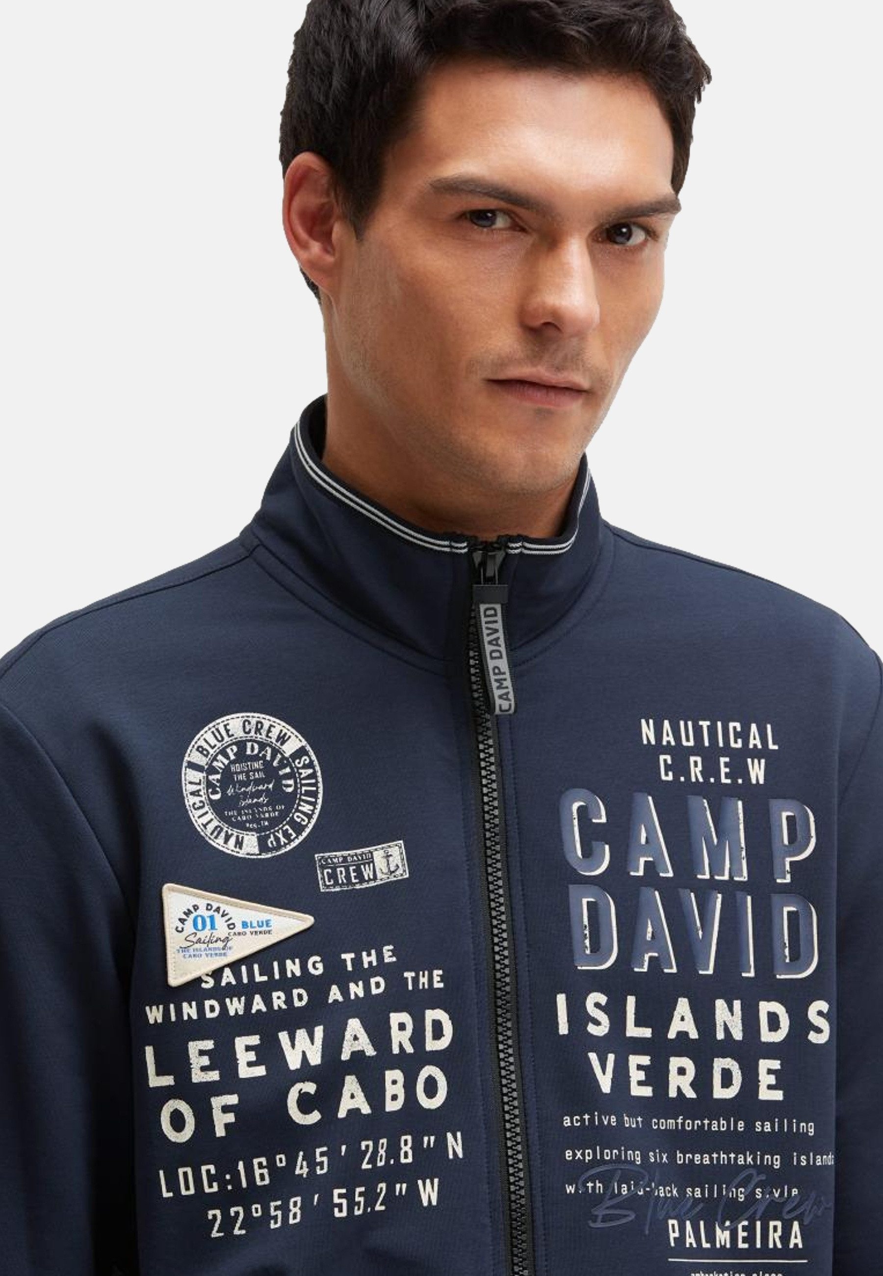 CAMP DAVID Sweatjacke Jacke Cabo Verde Sweatjacke (1-tlg) – Bild 5 von 5