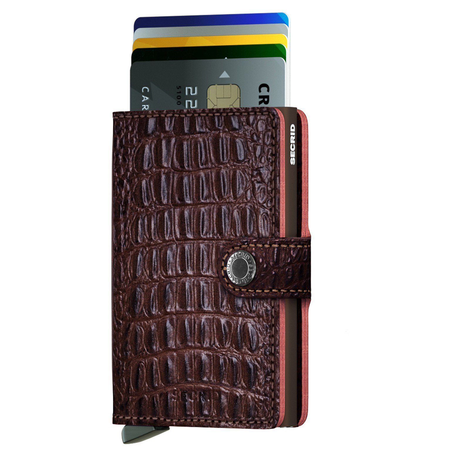 Geldbörse cm brown - 6.5 Nile Geldbörse Miniwallet RFID SECRID (1-tlg)