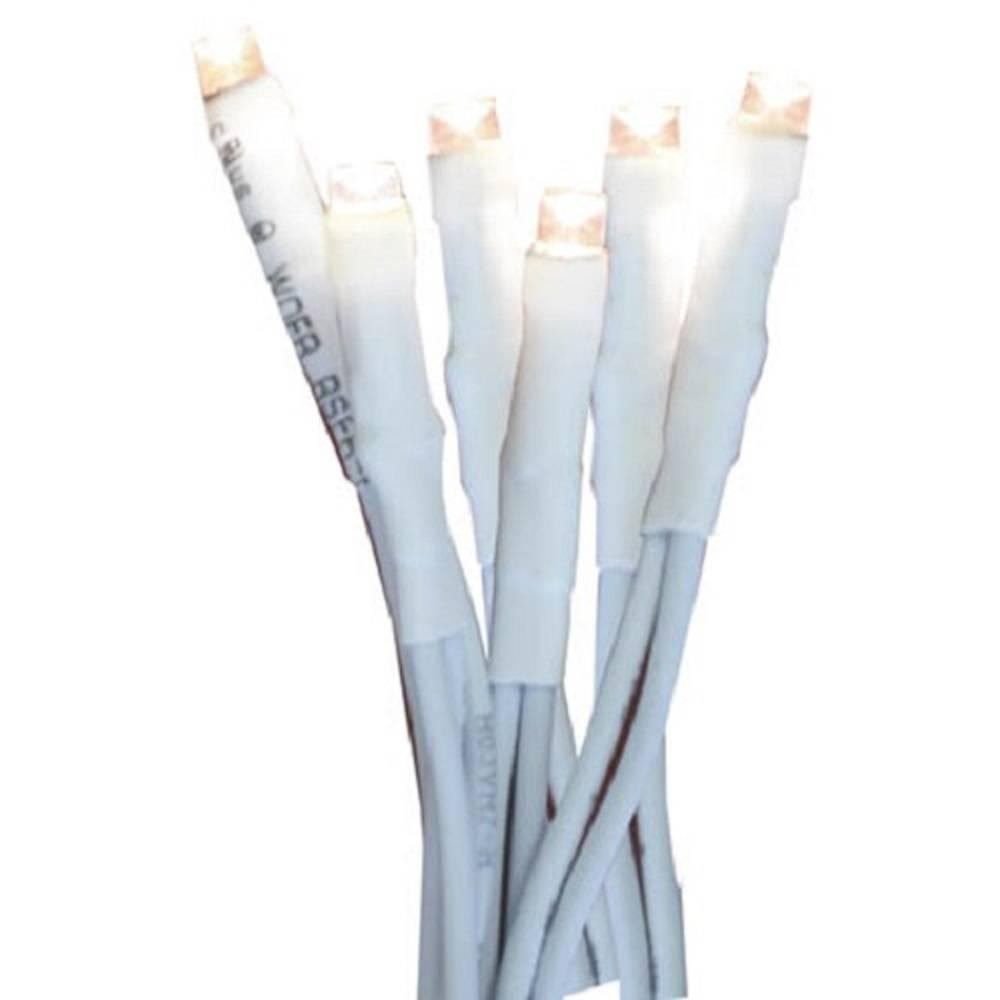 LED-Lichterkette 421-21-1 LED Mini-Lichterkette 20er ww Kabel weiß