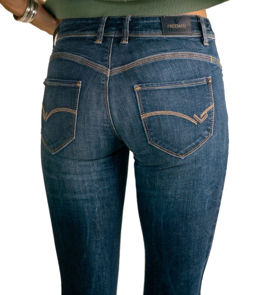 Freeman T. Porter Slim-fit-Jeans Angel slim stretch Denim fever