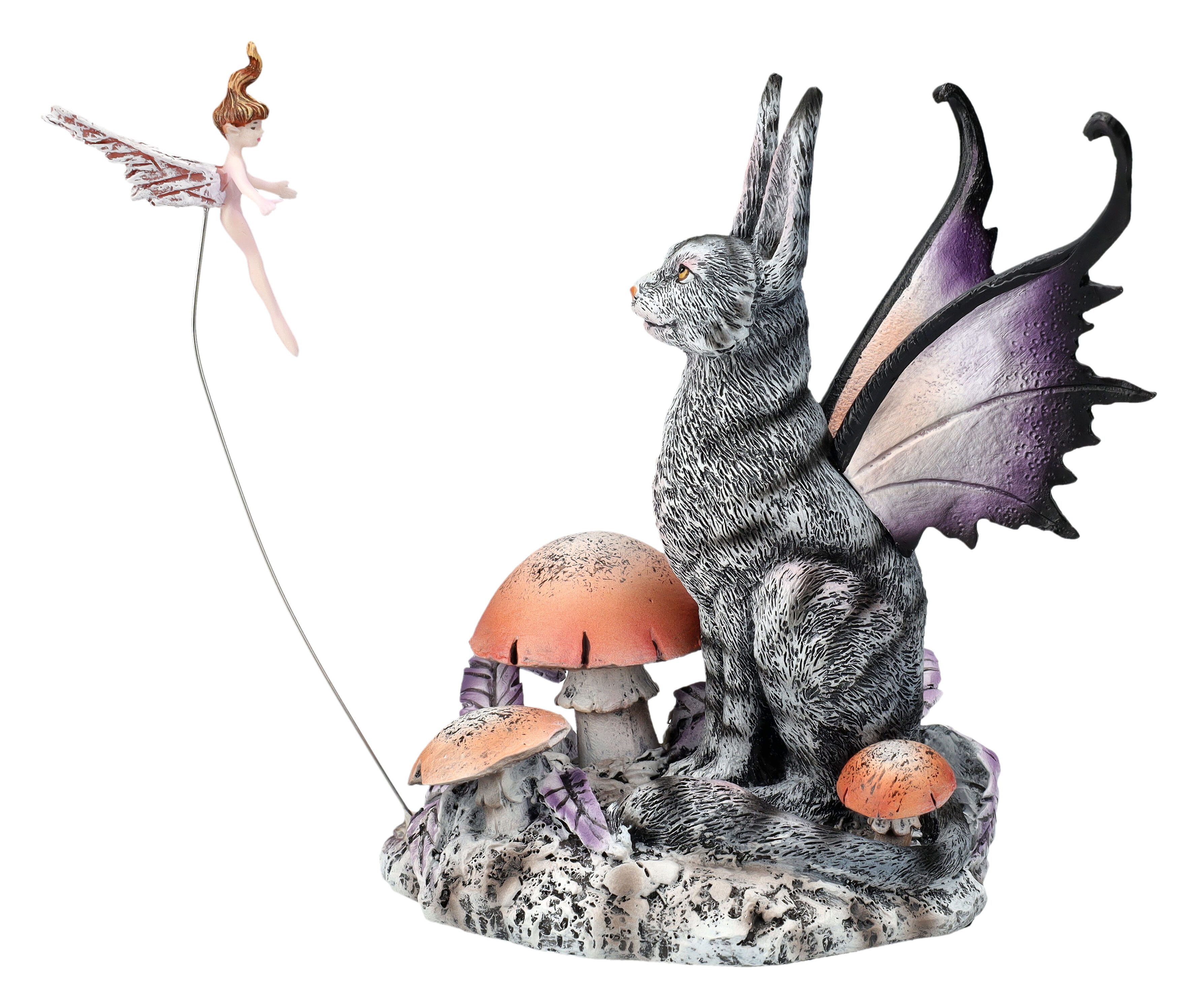 Figuren Shop GmbH Dekofigur Elfen Figur - Curious Encounter by Amy Brown - Fantasy Dekofigur Deko