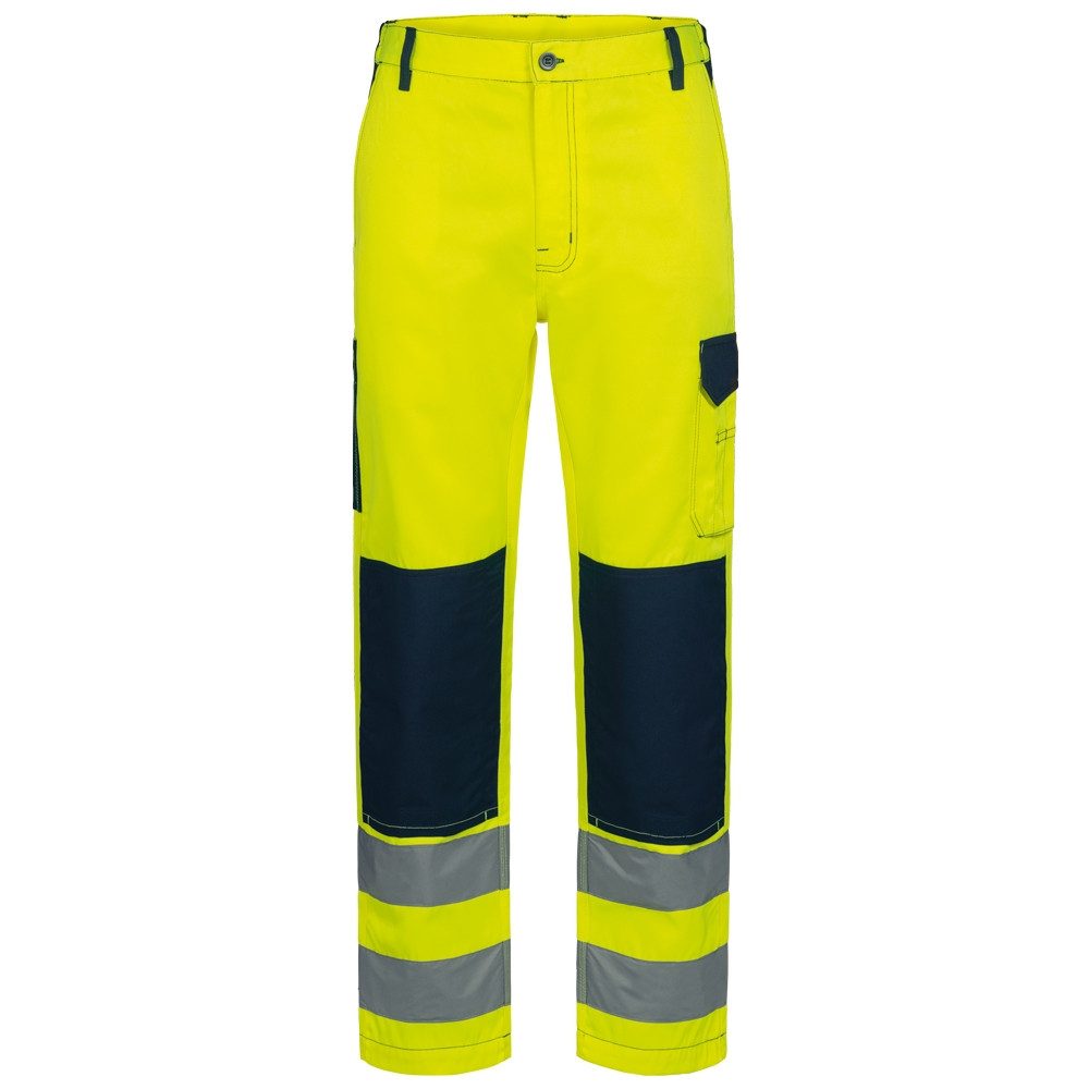 Safestyle Schutzhose WERDAU Warnschutz-Bundhose Gr.60 Safestyle® Gelb/Marine EN ISO 20471