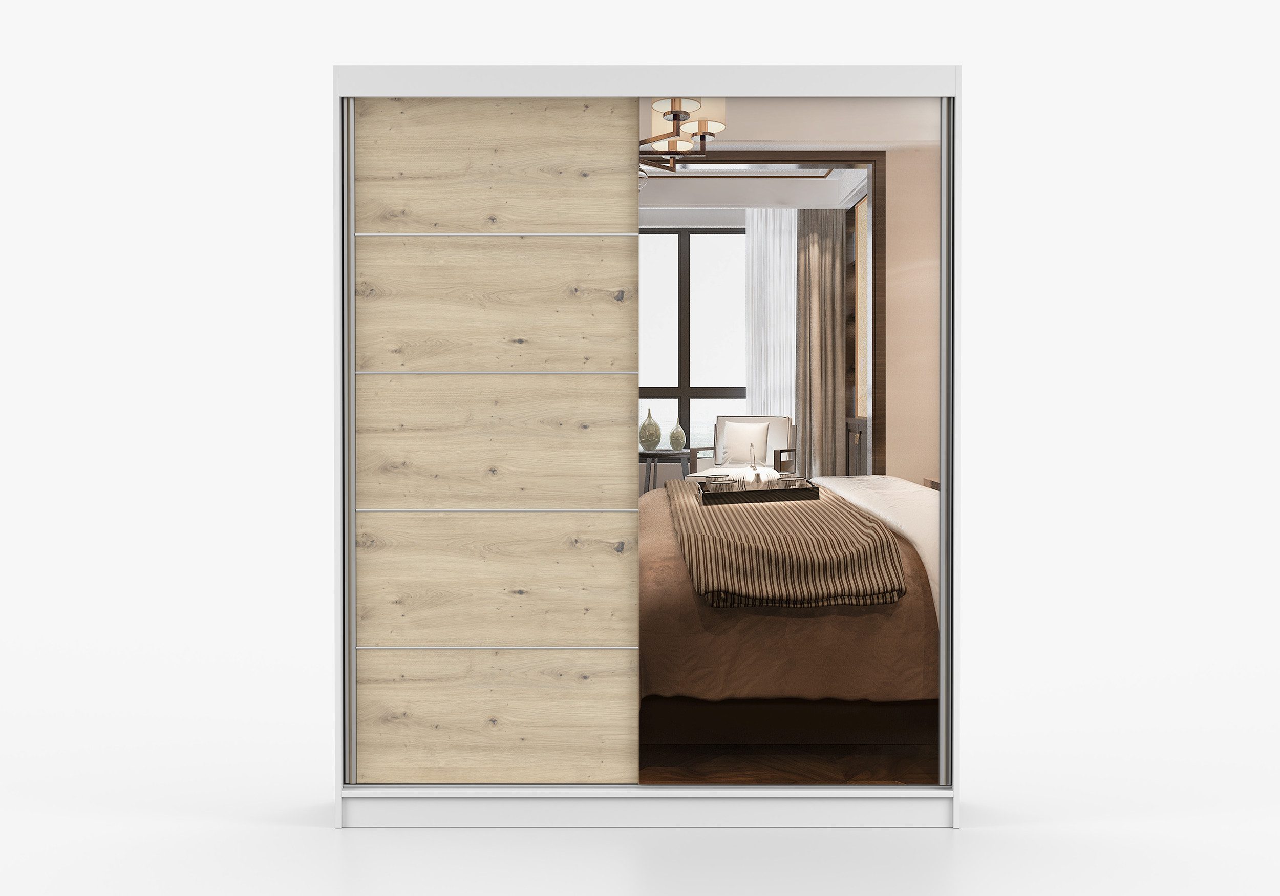 imoebel24 Schwebetürenschrank BONO 05 160 cm günstig online kaufen