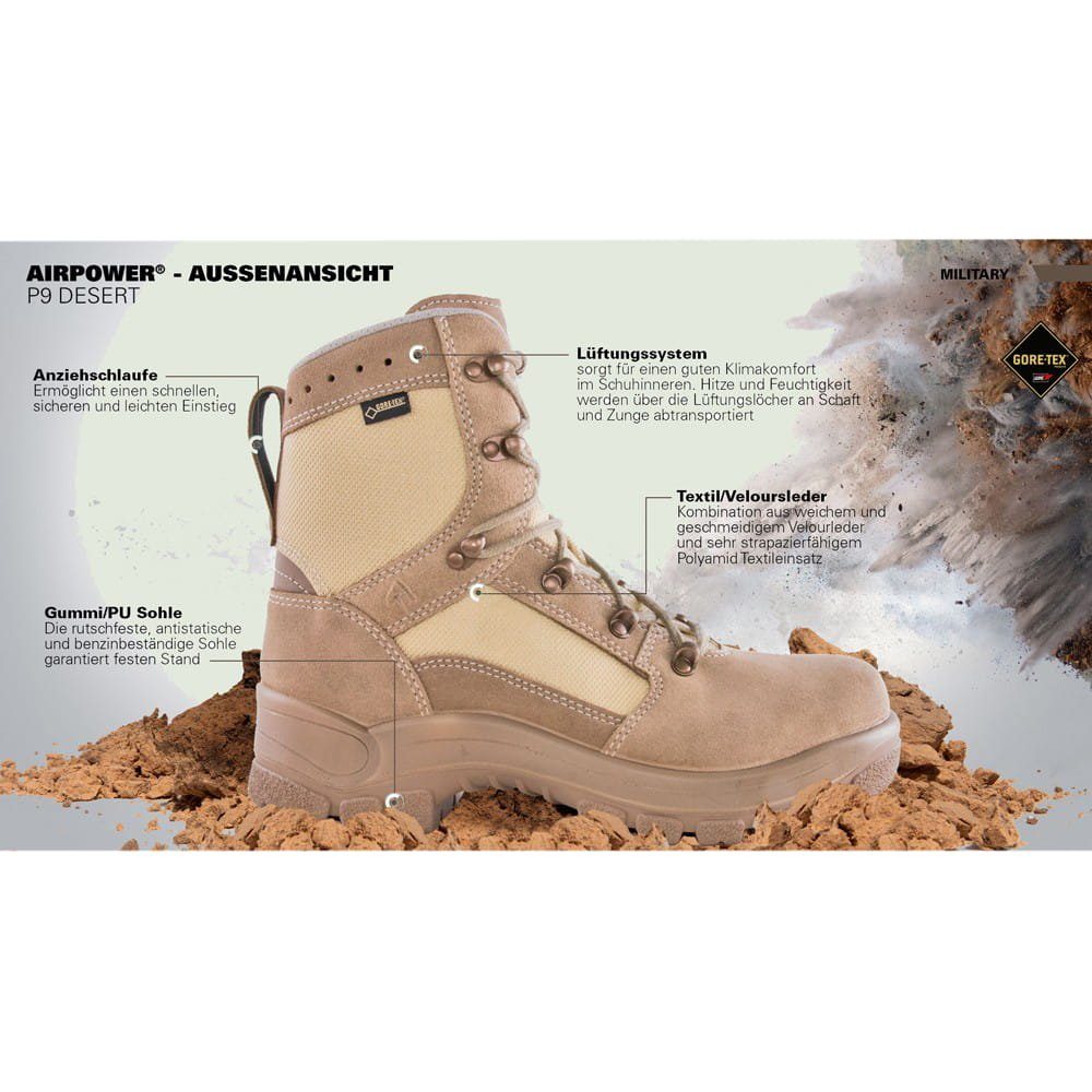 haix Original Bundeswehr Haix Wüstenstiefel P9 Desert *Neu* Stiefel günstig online kaufen
