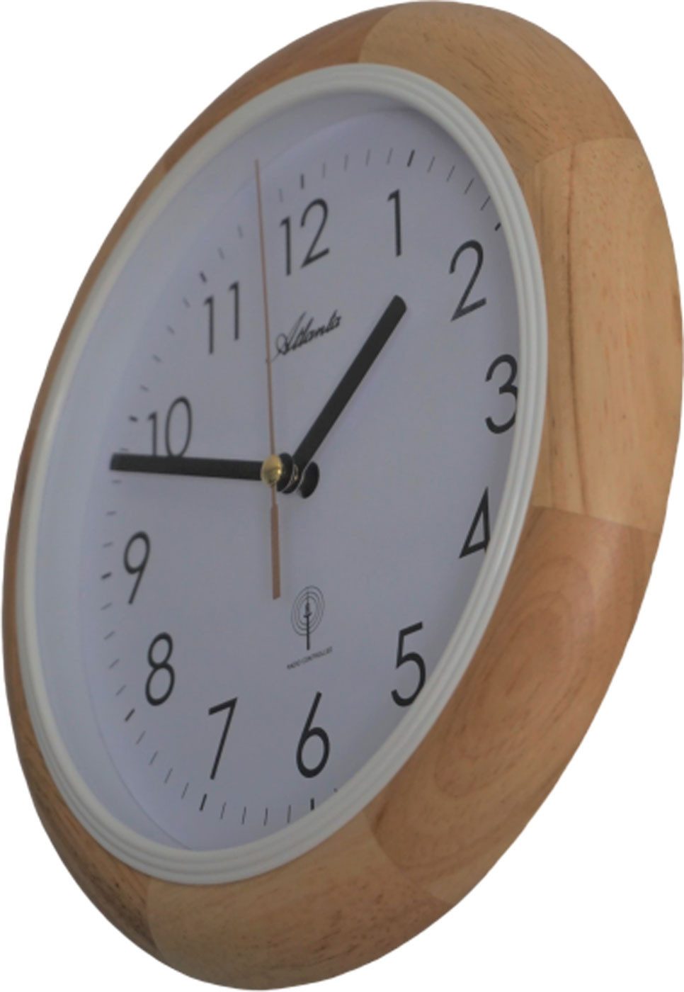 Atlanta Wanduhr Funkwanduhr Durchmesser 25,5 cm günstig online kaufen