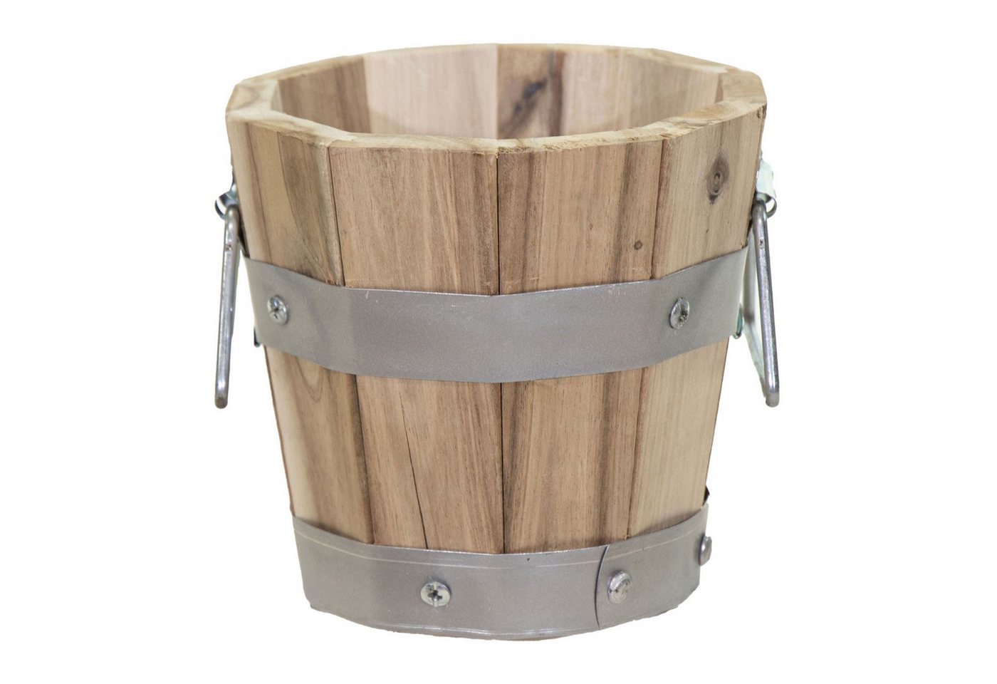 Thumbnail - colourliving Pflanzkübel Pflanztopf rund mit Griffen, FSC Akazienholz, Blumenkästen aus Holz, integriertes Entwässerungs...