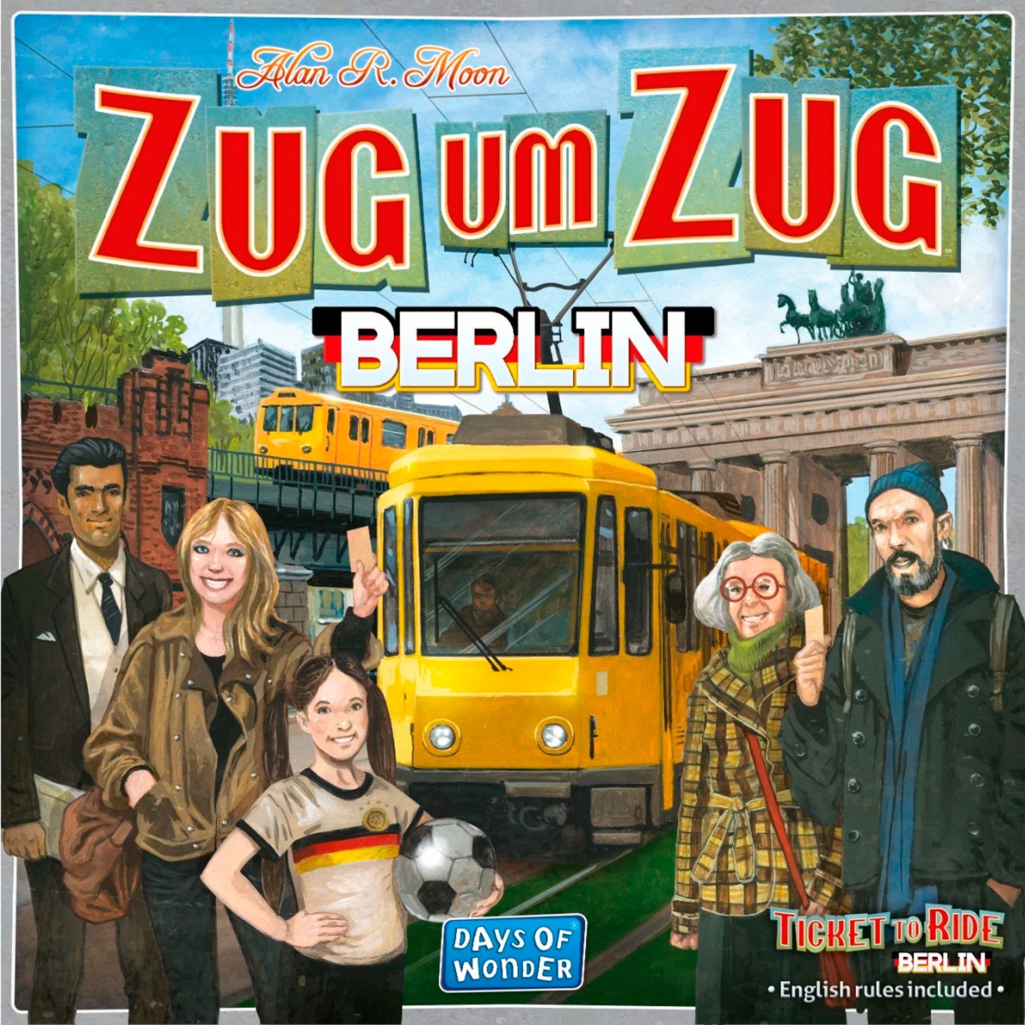 Asmodee Spiel Asmodee Zug um Zug: Berlin, Brettspiel