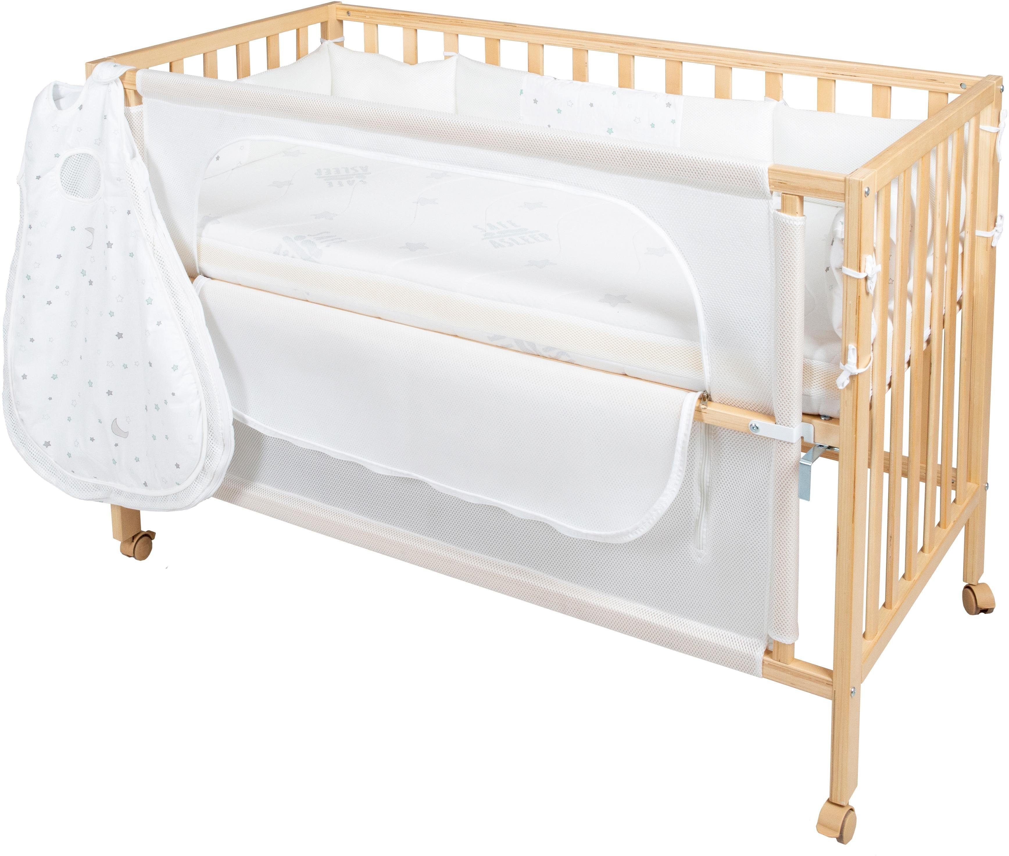 Babybett Room Bed, safe asleep®, Sternenzauber natur