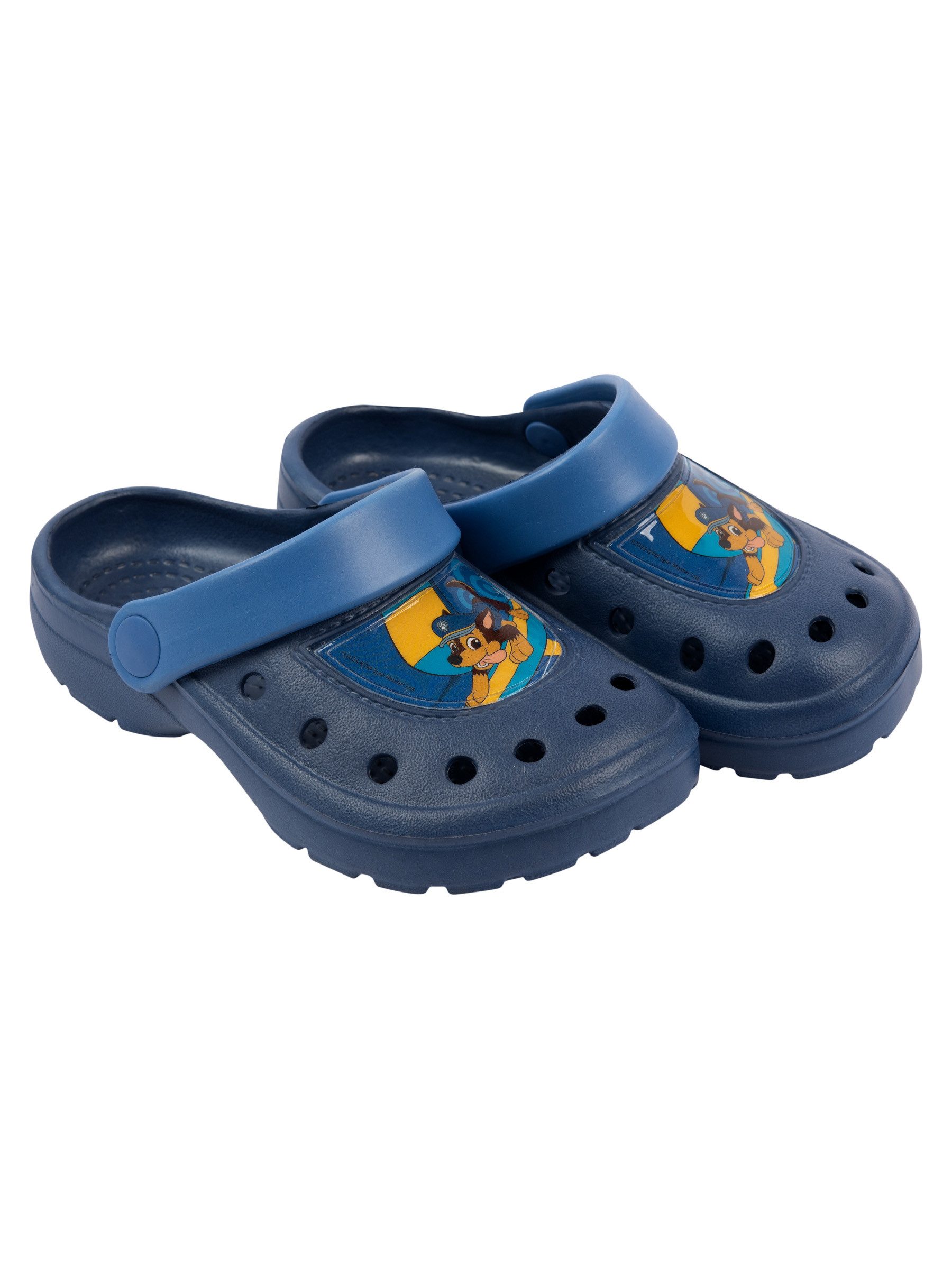 Paw Patrol Clogs Chase Sandalen Pantoletten Gartenschuhe rutschfest Badesandale