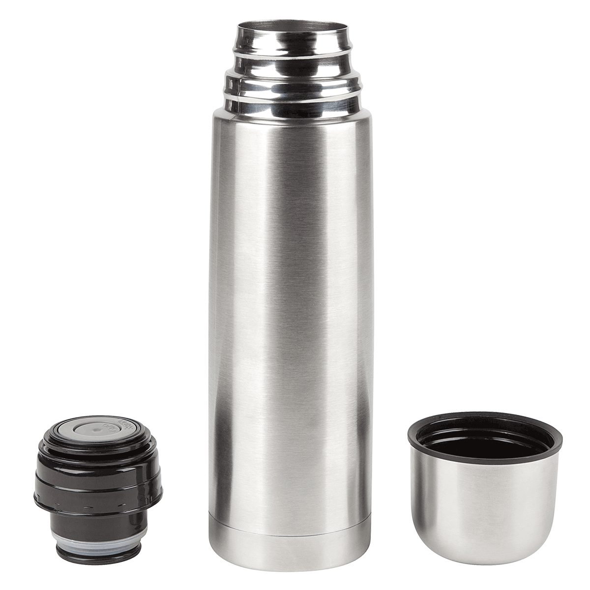 EUROHOME Isolierkanne Isolierkanne Edelstahl Rostfrei mit Satin-Finish, 0,7 l, (1-St., Thermoskanne 0,7 Liter), Thermobecher Kaffee - Trinkflasche mit Trinkdeckel