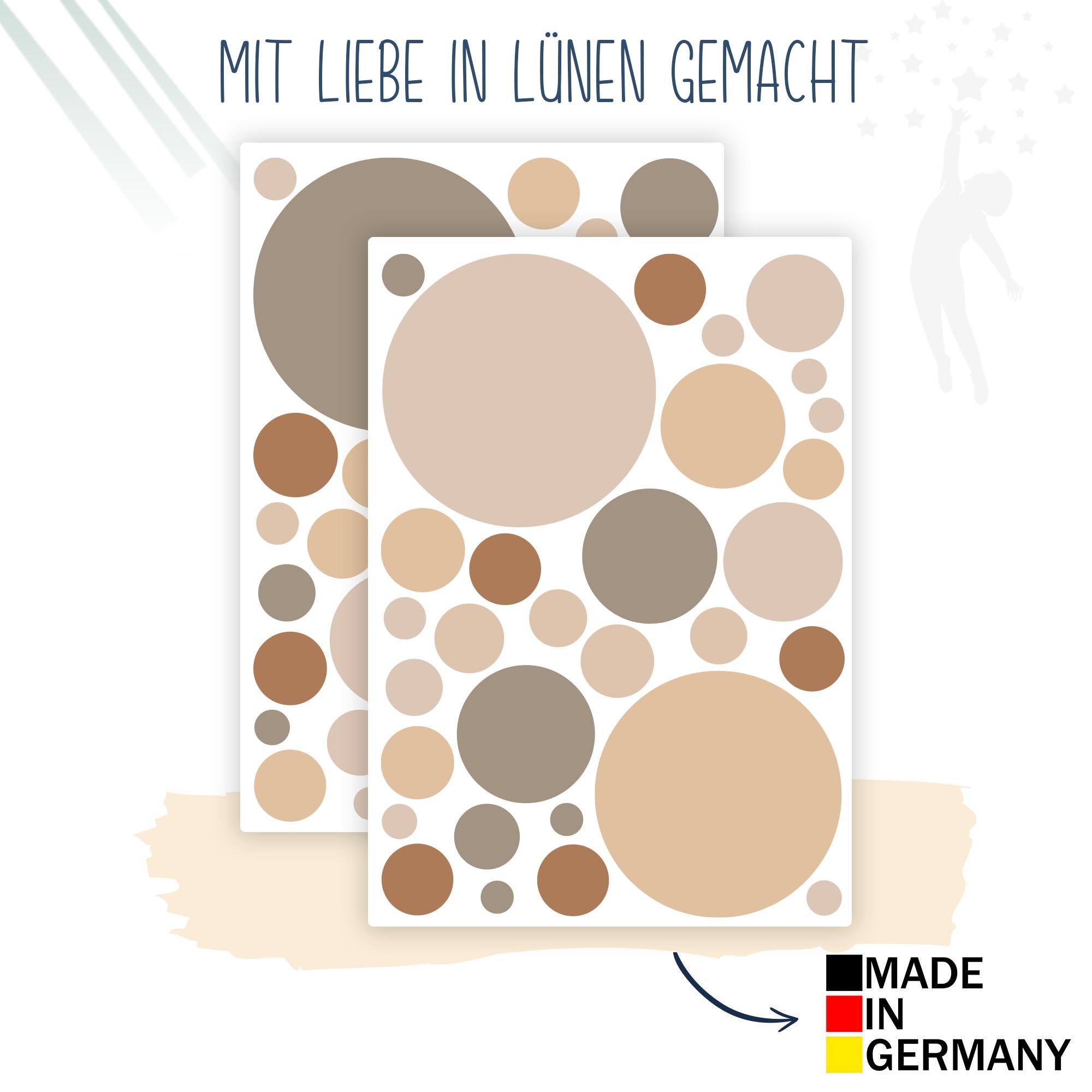 WANDKIND Wandsticker Kreis Set Aufkleber 60 günstig online kaufen