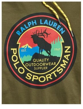 Ralph Lauren Kapuzensweatshirt POLO RALPH LAUREN Hooded LS T-Shirt Shirt Jersey Hoodie Retro Sweatshi