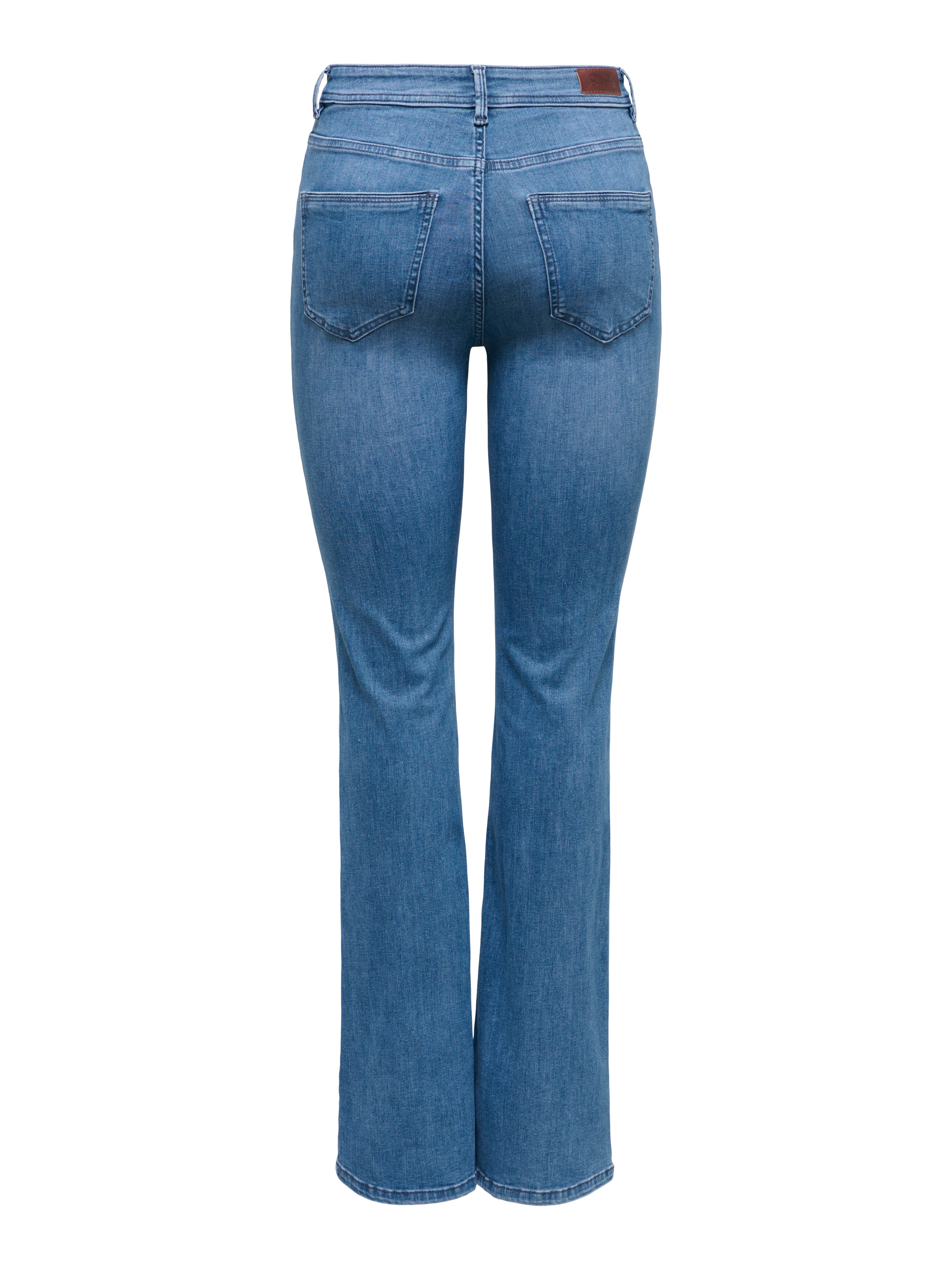 ONLY Bootcut-Jeans ONLWAUW HW FLARED DNM TAI475 Baumwollmischung