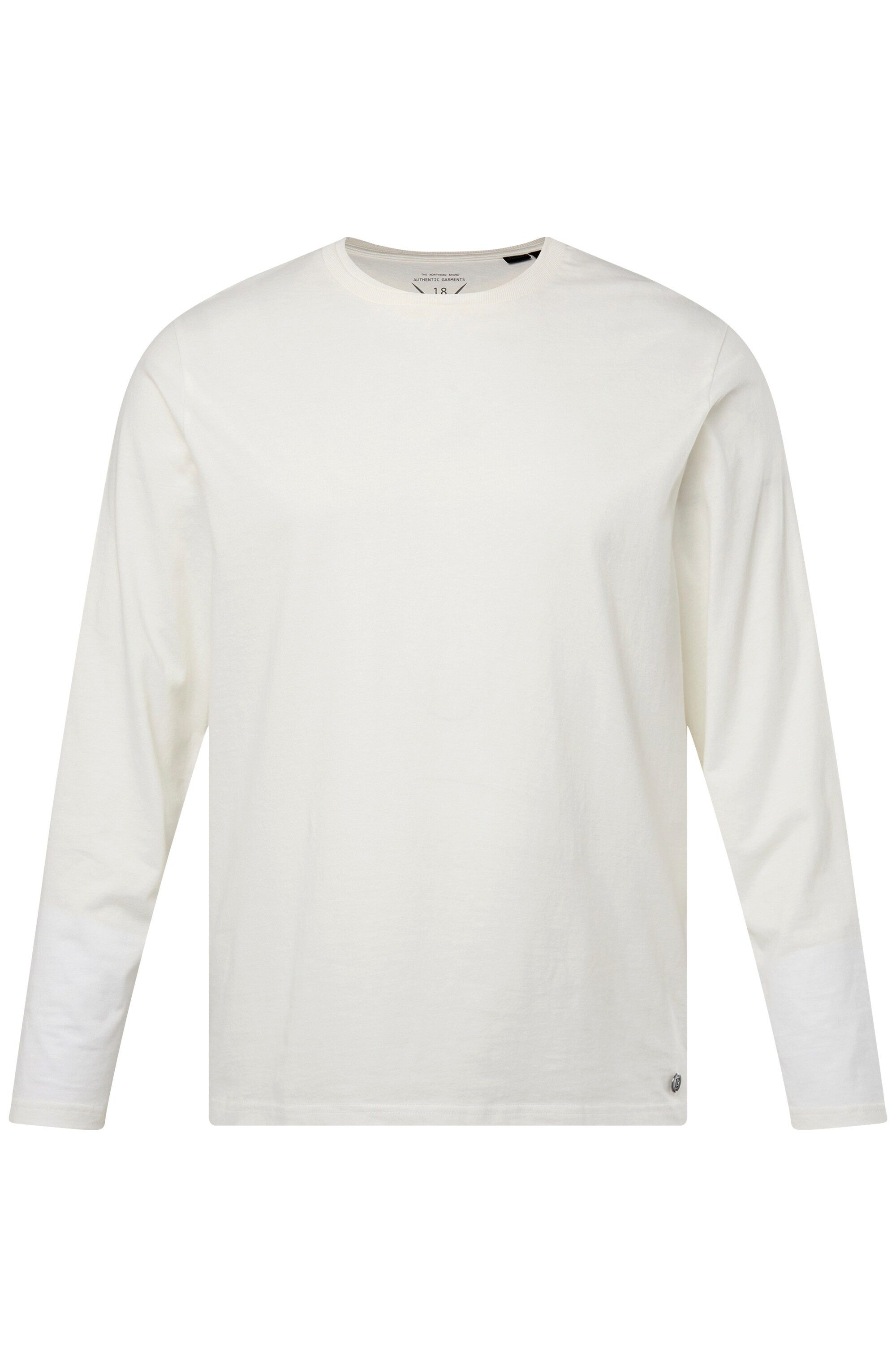 JP1880 T-Shirt Langarmshirt OEKO-TEX Doppel-Ausschnitt