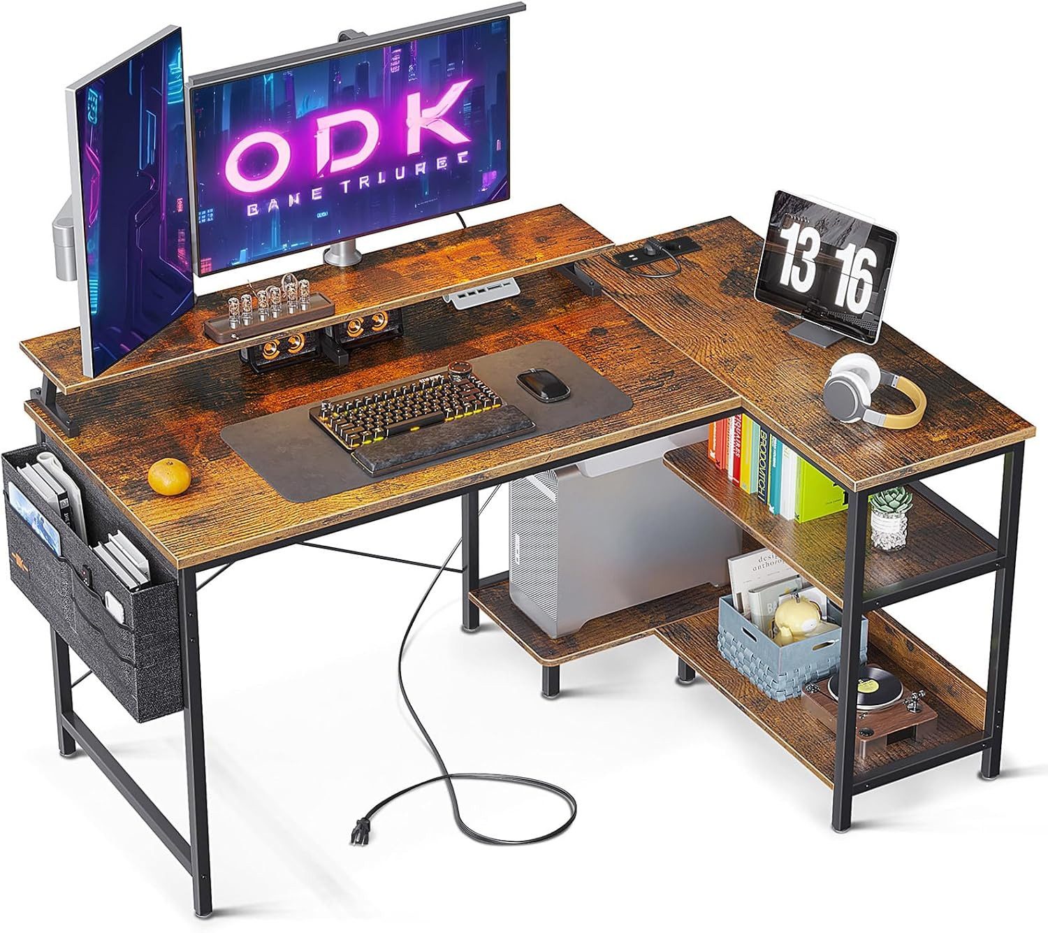 ODK Schreibtisch L Form, Eckschreibtisch mit günstig online kaufen
