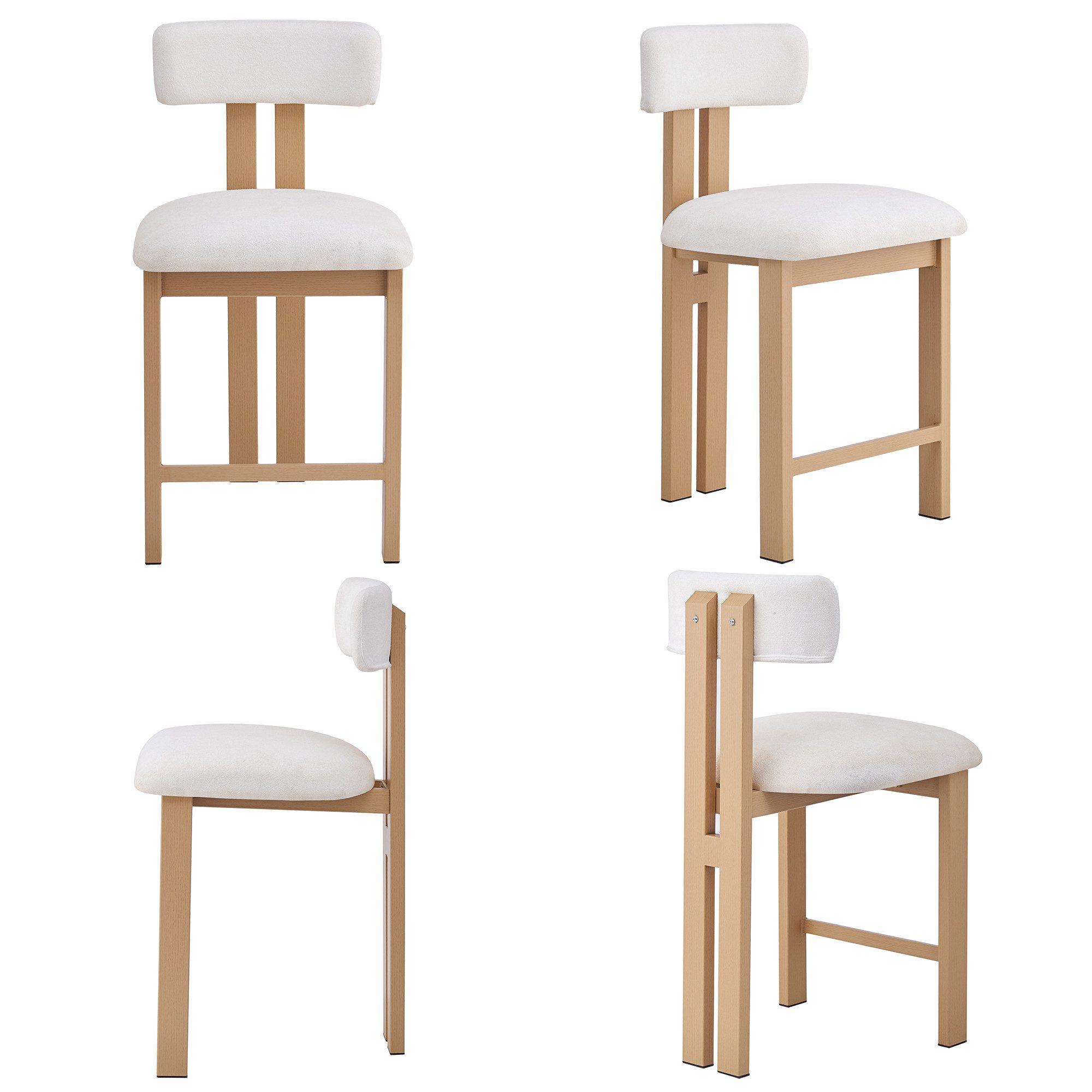 MODFU Esszimmerstuhl Schlichter Luxusstuhl,Kosmetikstuhl (Ergonomischer Ess günstig online kaufen