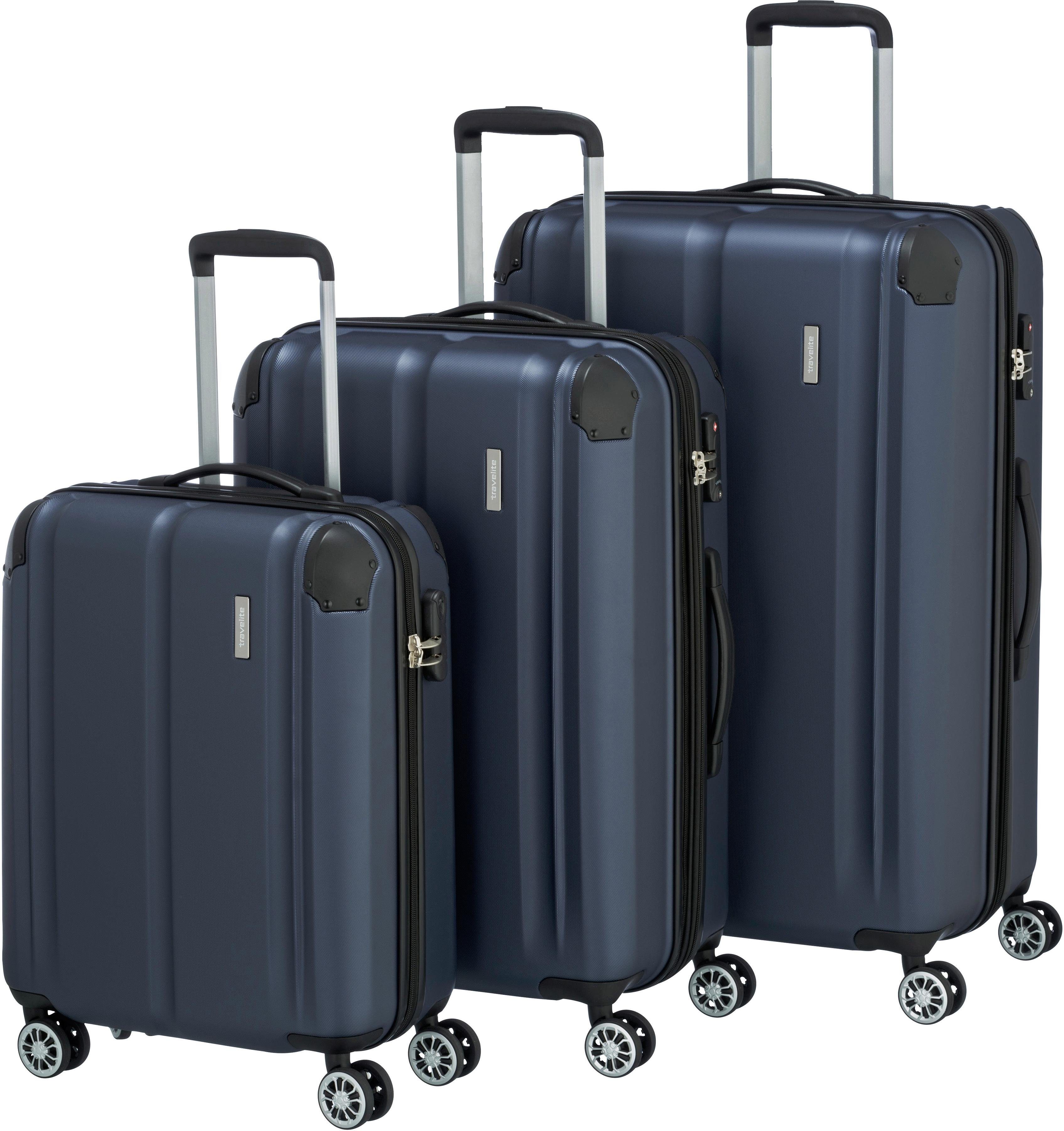 travelite Trolleyset CITY, marine, 4 Rollen, günstig online kaufen