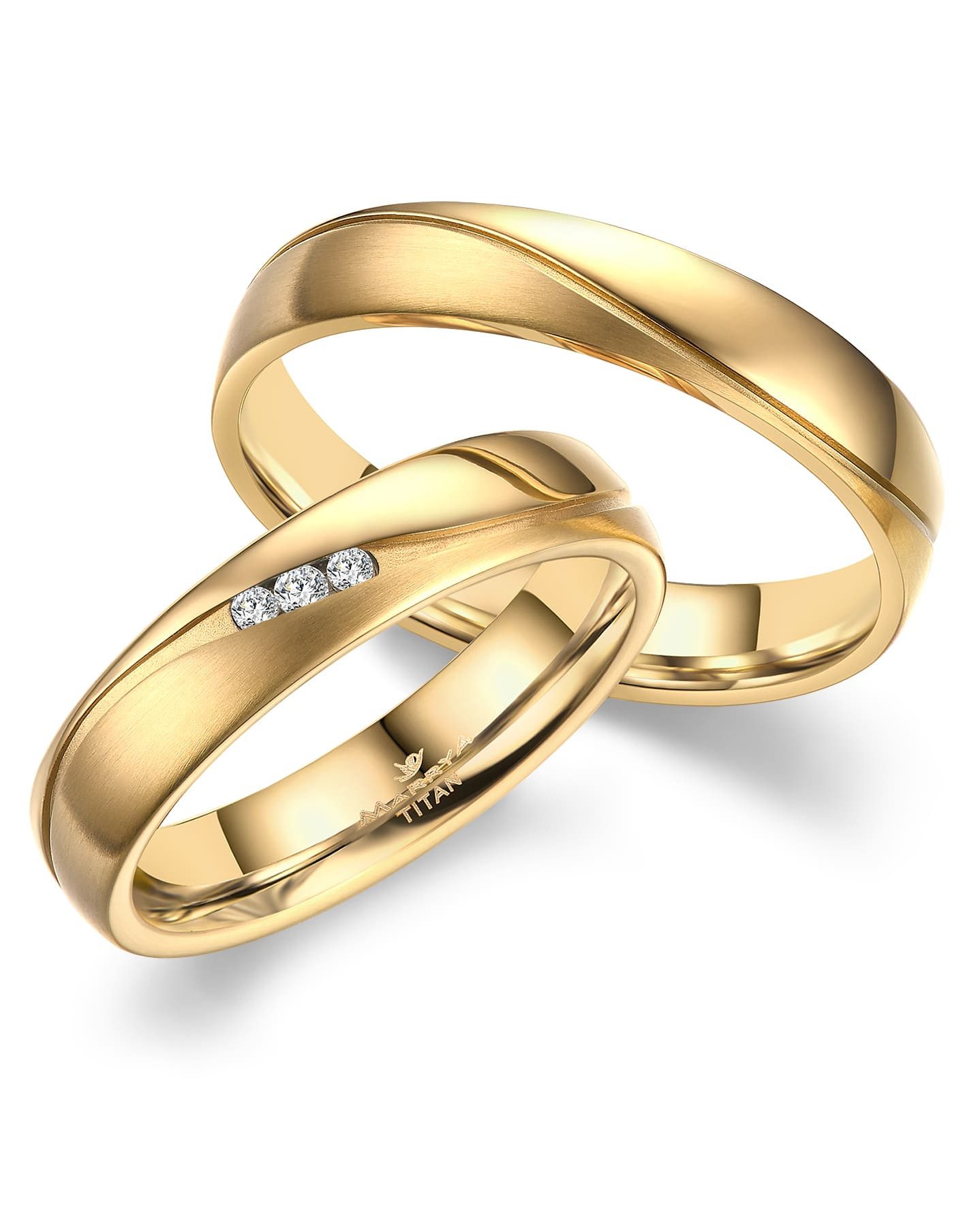 MARRYA Verlobungsring MARRYA Titan Ringe Trauringe Eheringe Partnerringe