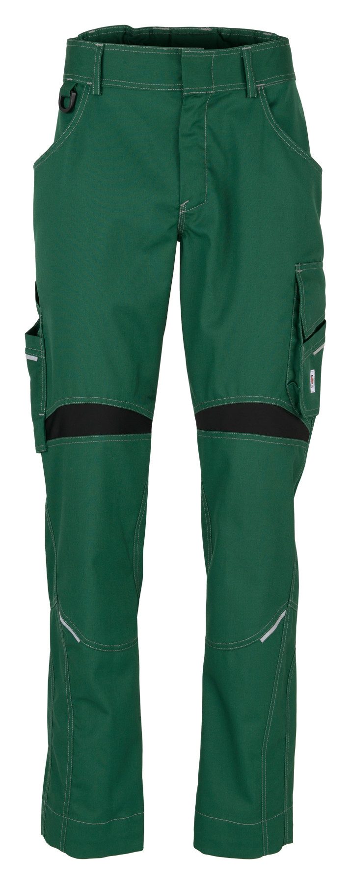 Arbeitsbundhose beb HANDWERK Herren Bundhose FLEX Polyestermix Grün/Schwarz