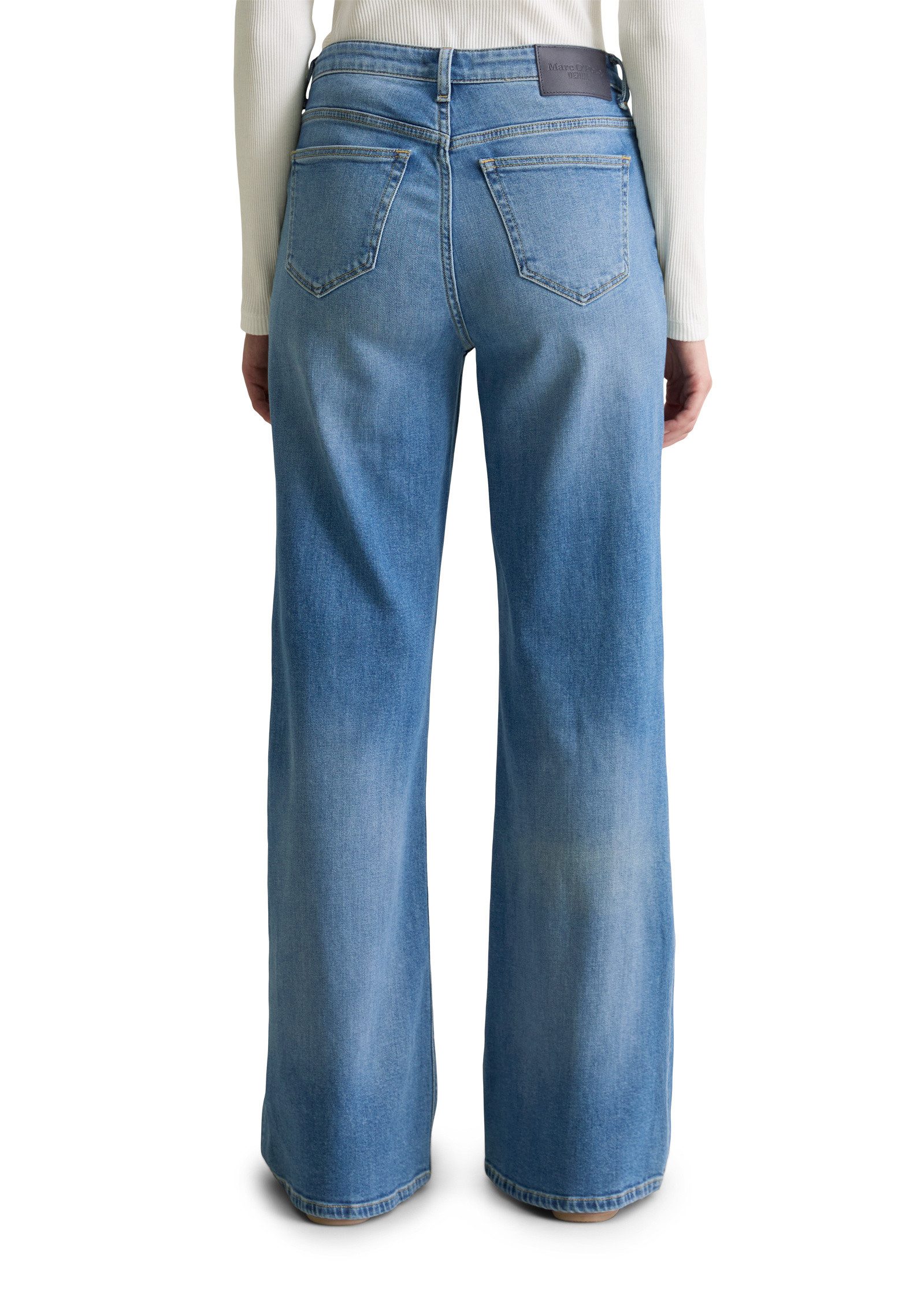 Marc O'Polo DENIM Schlagjeans aus Organic Cotton-Stretch