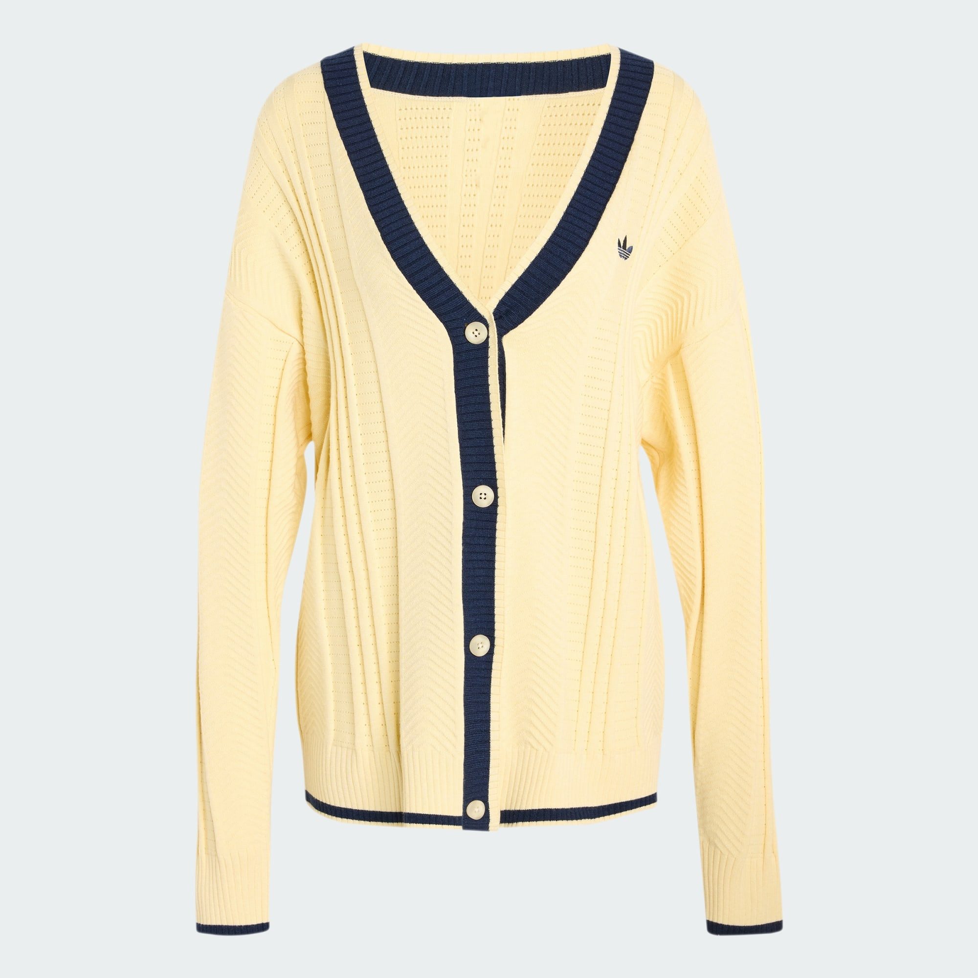 adidas Originals Cardigan ZOPFMUSTER-STRICKJACKE (1-tlg)