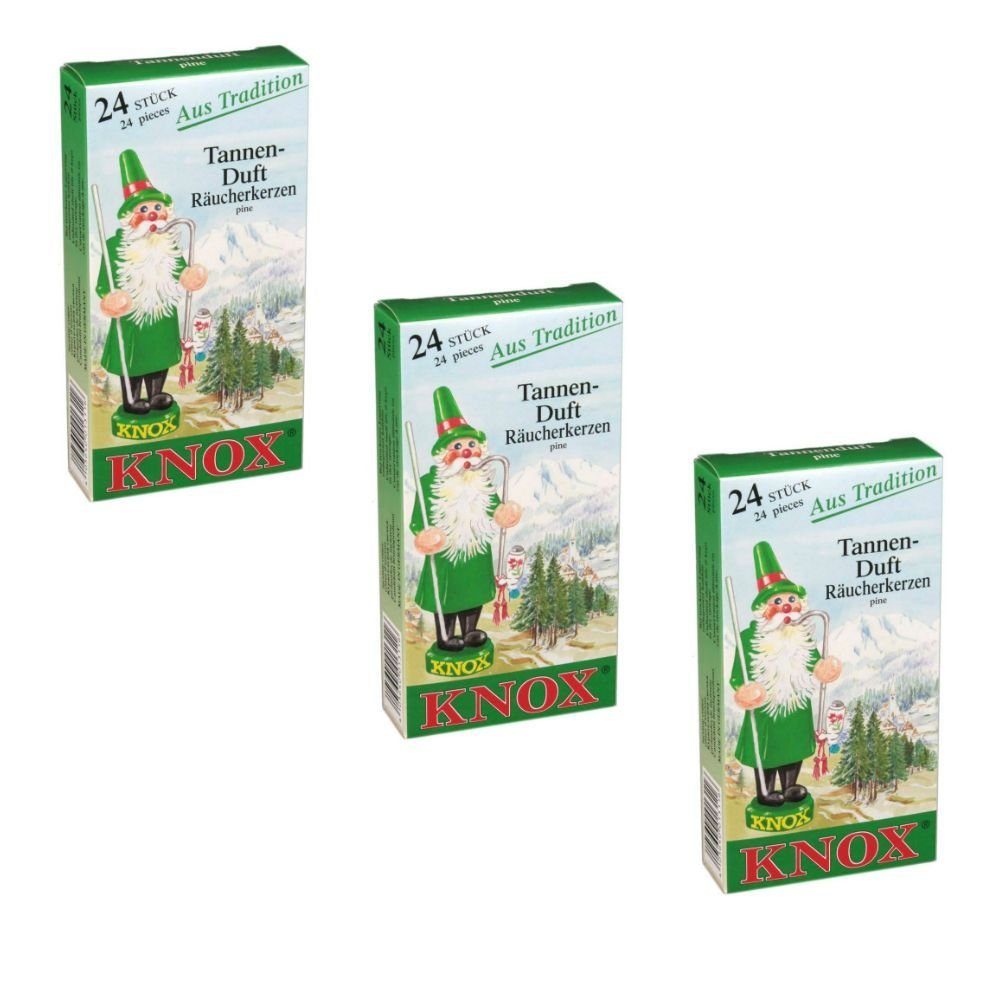 KNOX Duftkerze 3 Päckchen Räucherkerzen- Tanne - 24er Packung günstig online kaufen