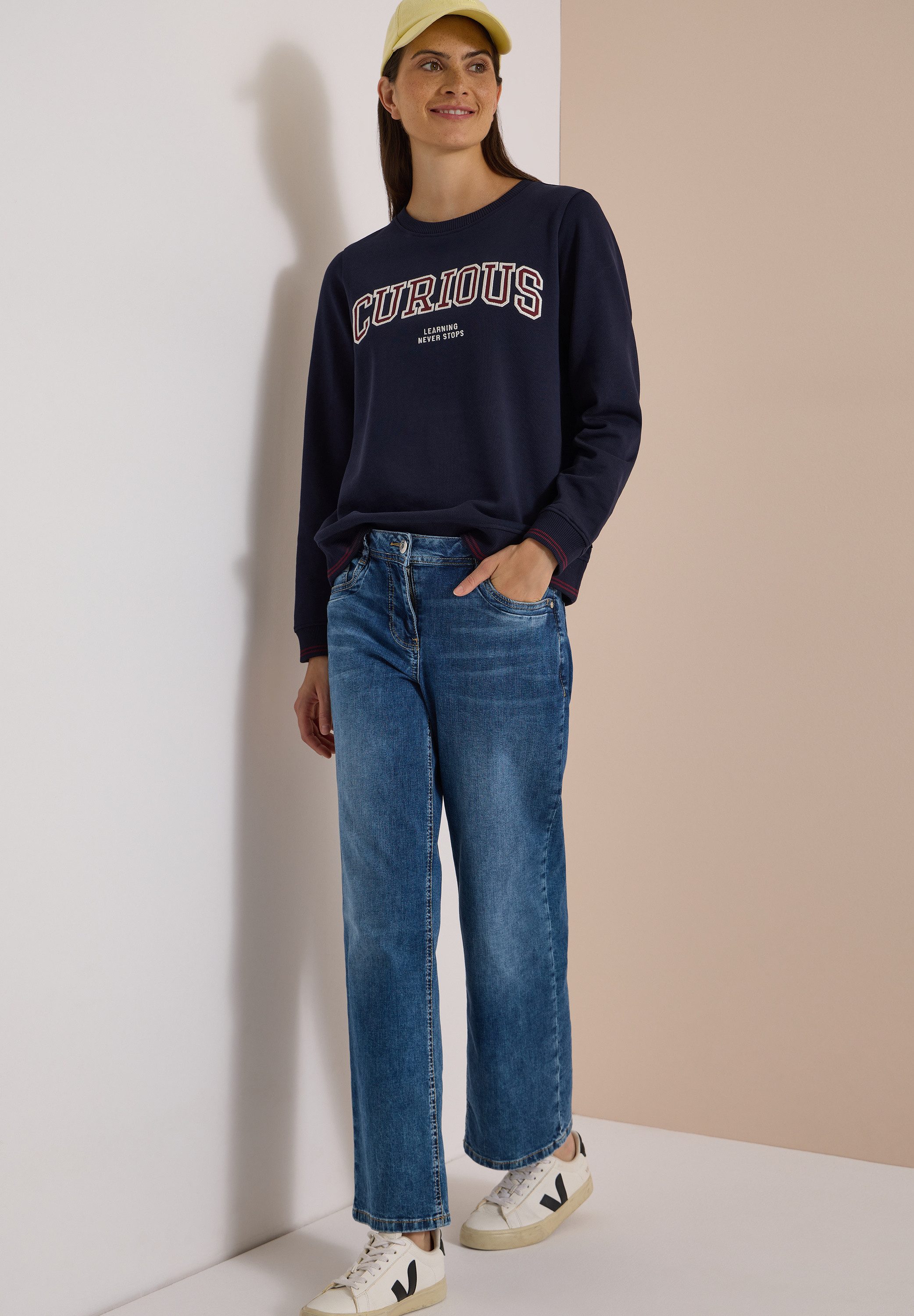 CECIL Sweater mit Rundhals und Stickerei – Bild 5 von 5